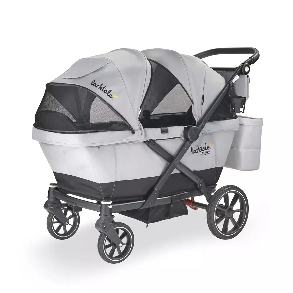 Caravan Coupe V2 Stroller Wagon - Gray/Black - Kaedas