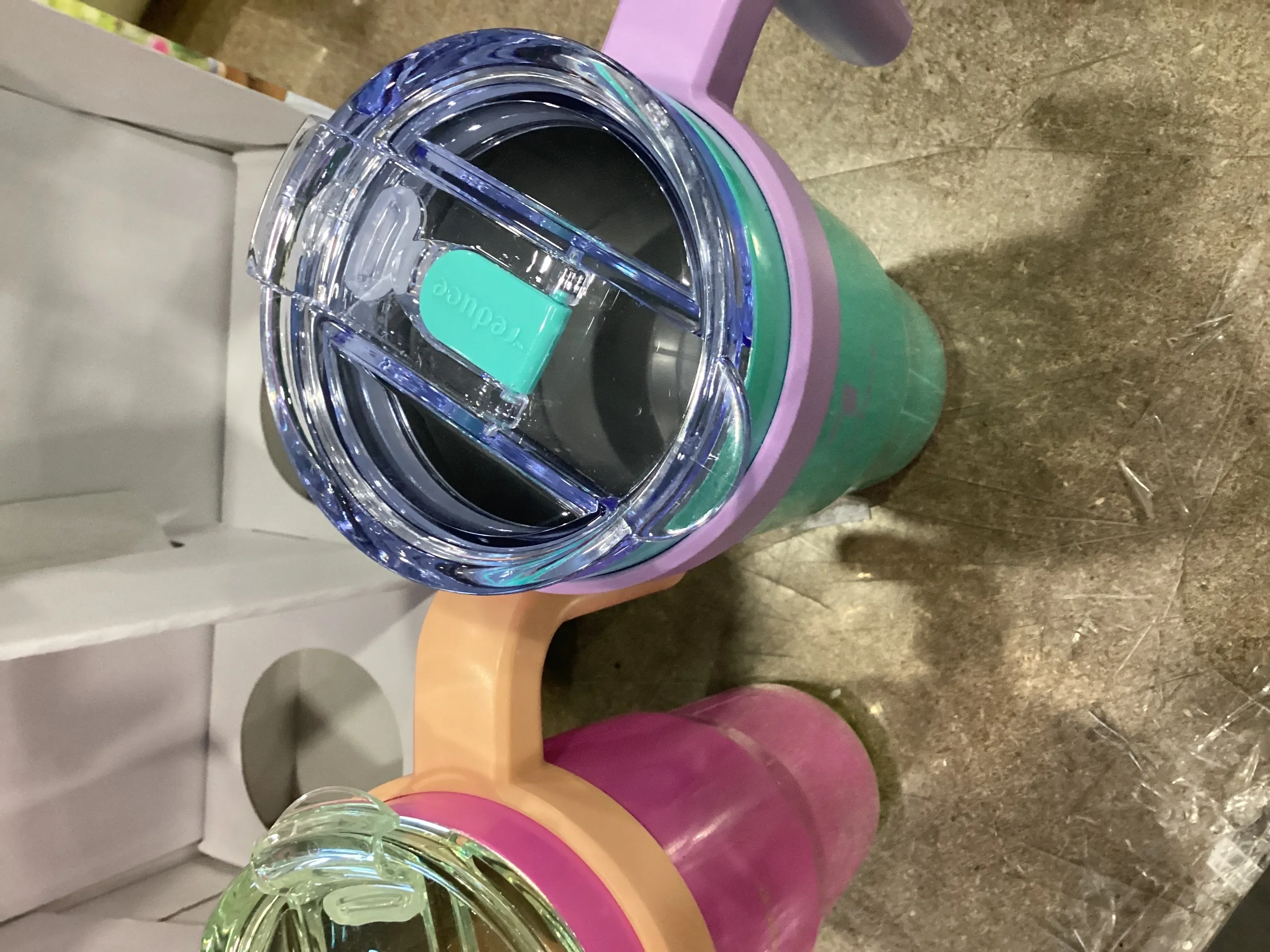 Reduce 24 oz Cold1 Mug, Set of 2 - Stylish Pink & Teal Insulated Cups - Kaedas