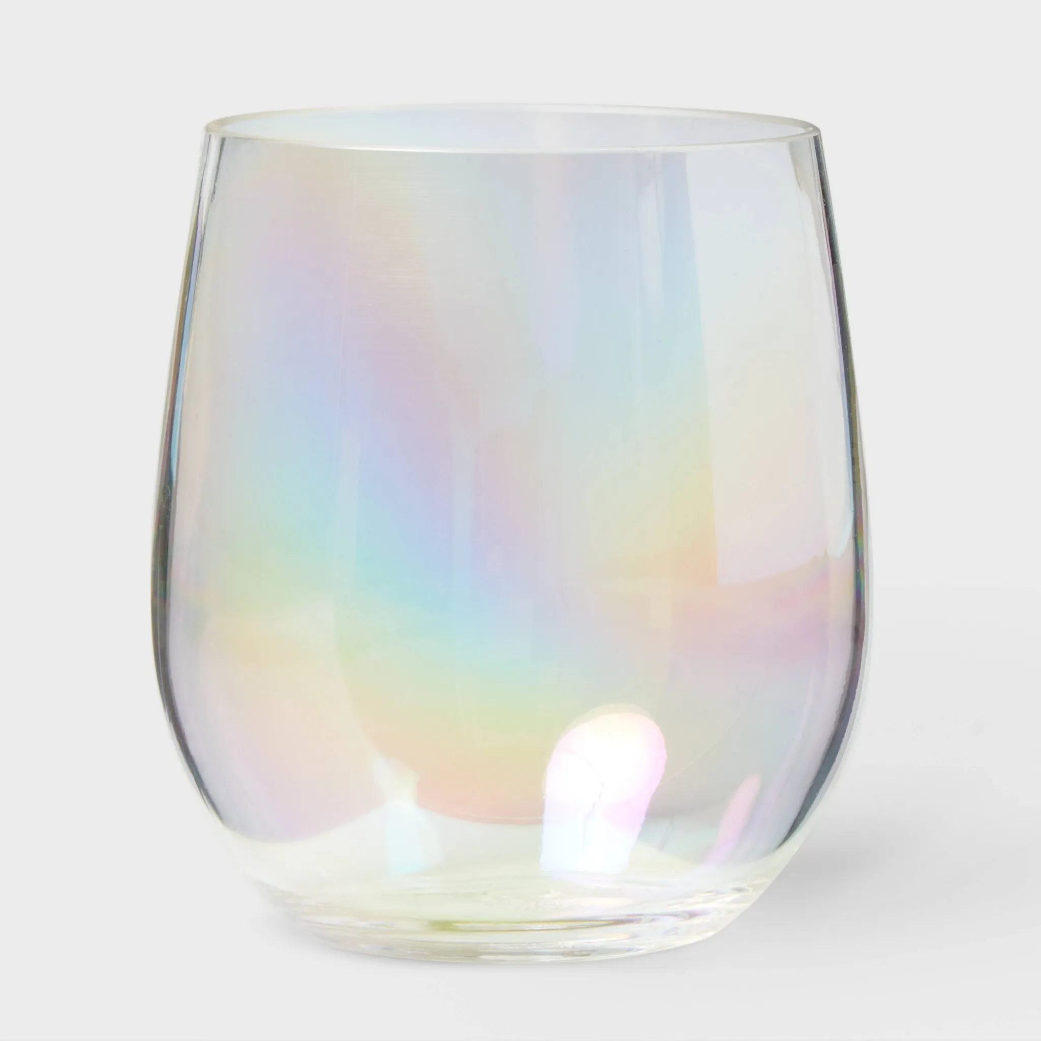 4pk 14 fl oz Stemless Wine Iridescent - ™ - Kaedas
