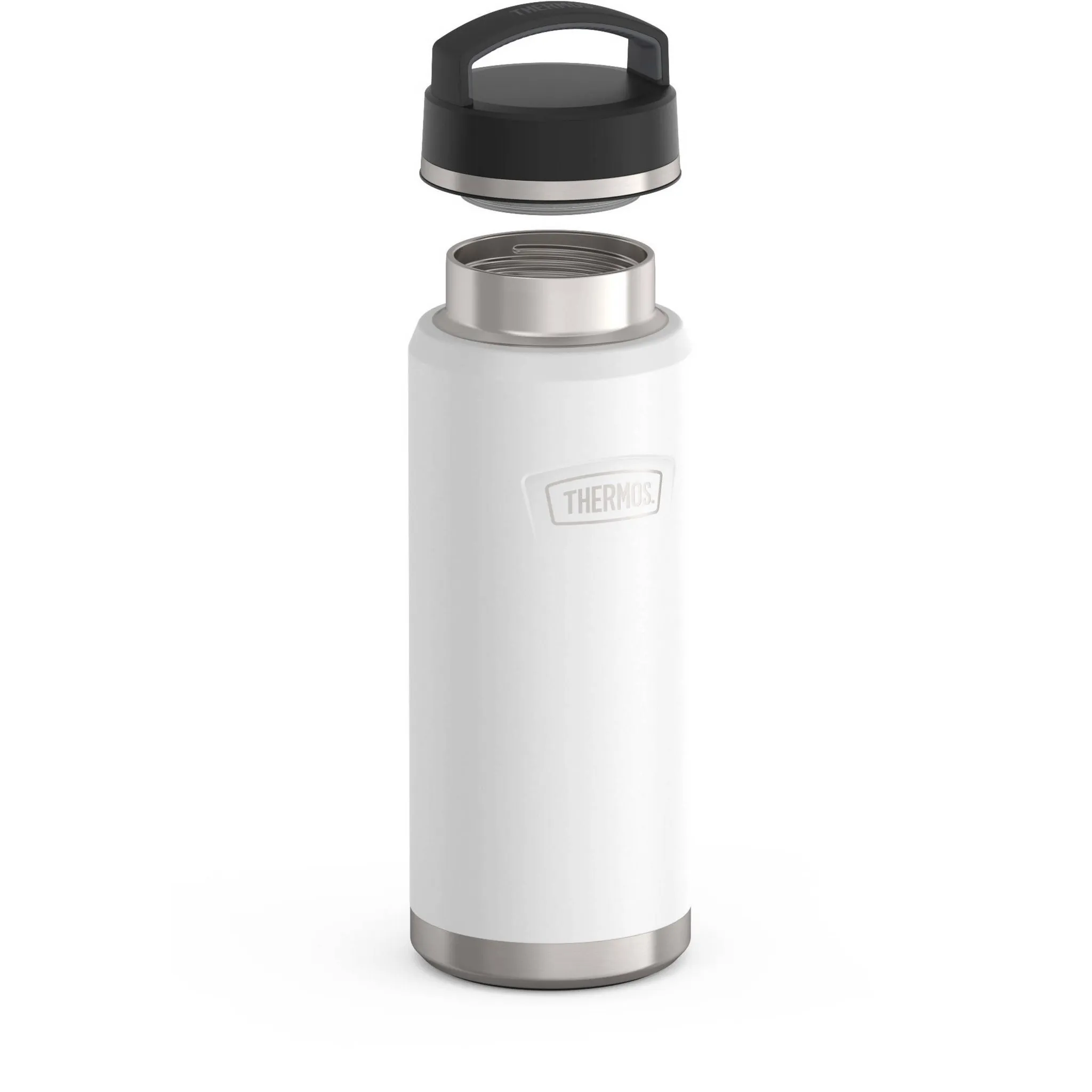 40oz Stainless Steel Wide Mouth Hydration Water Bottle - White (See Description) - Kaedas