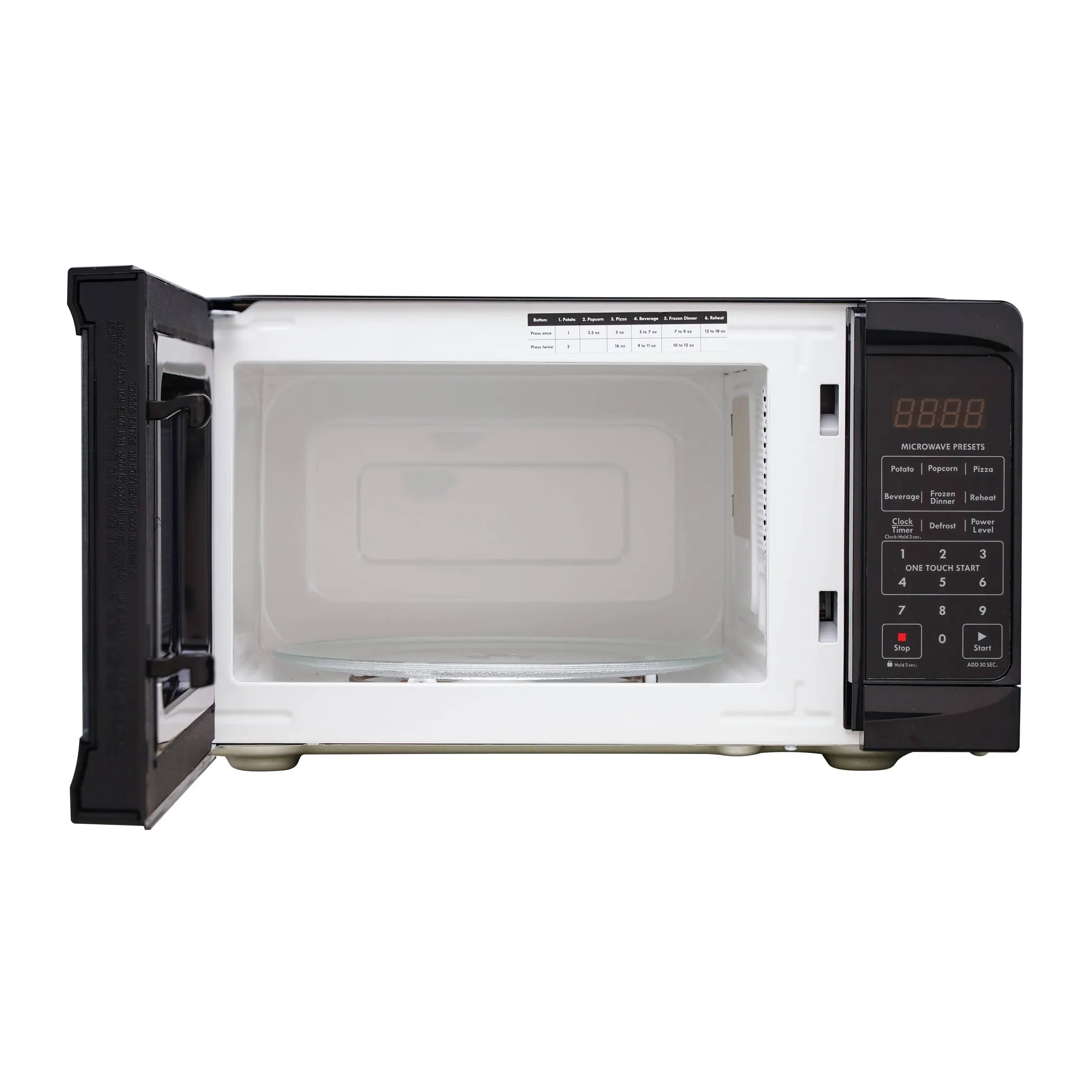 0.7 cu-ft Microwave - Black - Kaedas