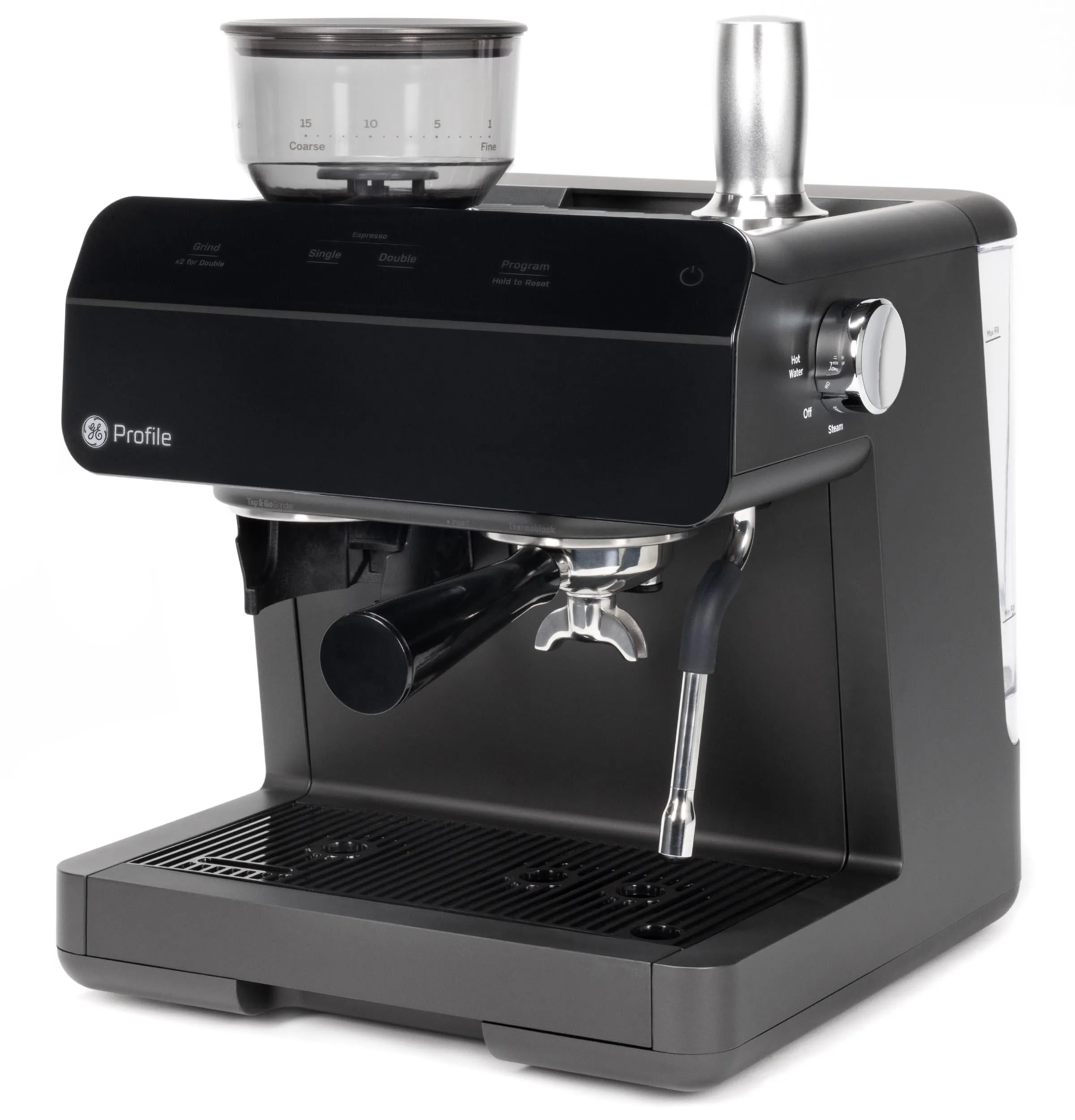 GE Profile 15-Bar 2-Cup Semi-Automatic Espresso Machine - Black - Kaedas