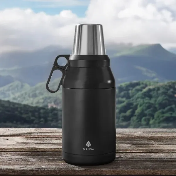 64oz Insulated Stack Jug with 4 Stainless Steel Cups - Kaedas