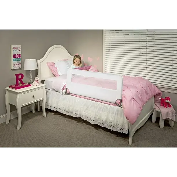 Swing Down Single Bed Rail - White - Kaedas