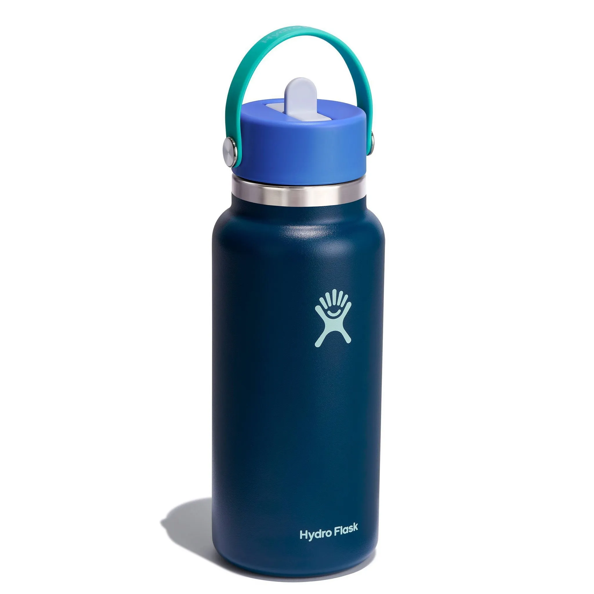 Hydro Flask 32oz Wide Mouth Flex Straw Water Bottle Winter Night (See Description) - Kaedas