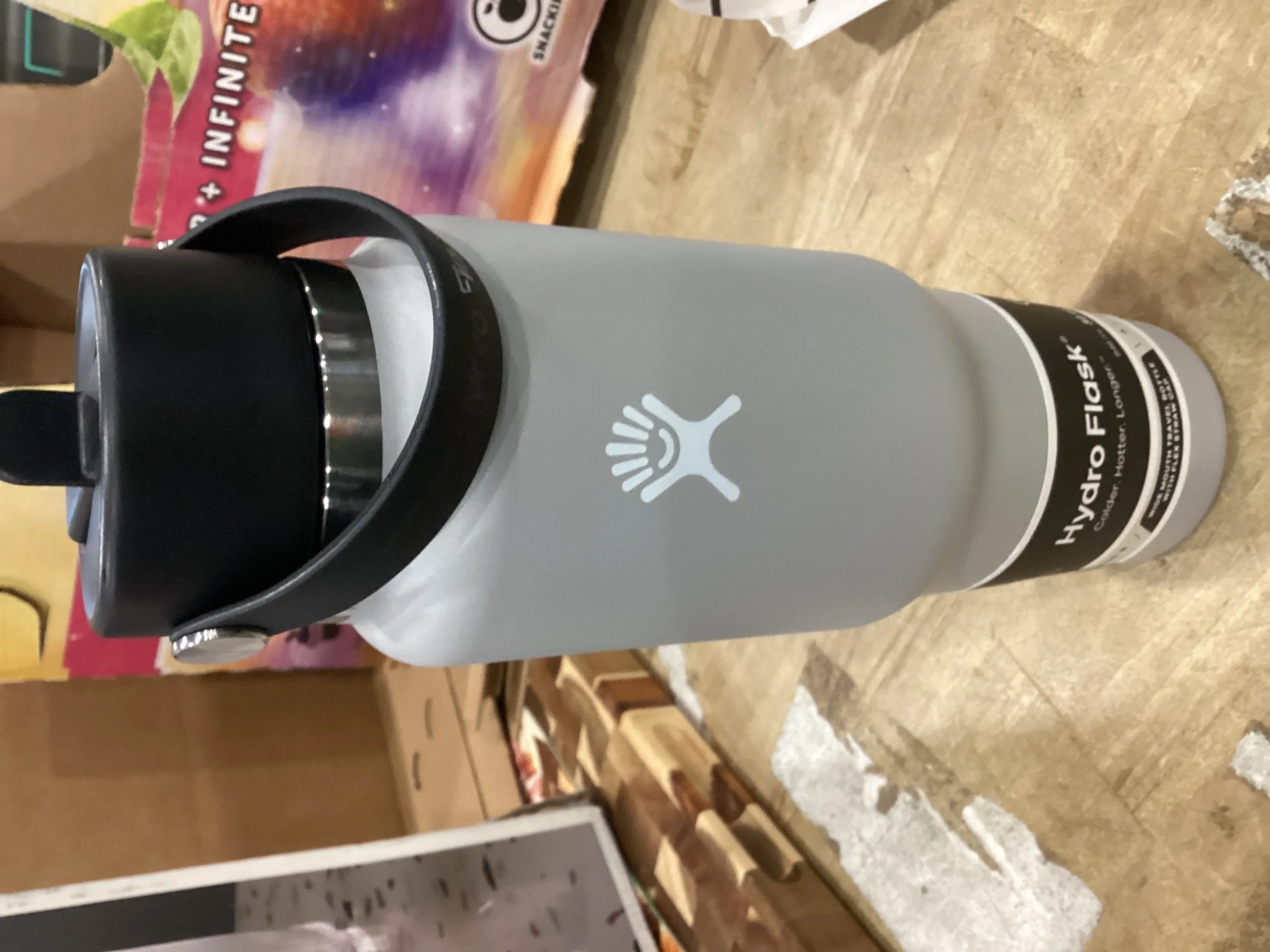 32oz Wide Mouth Flex Straw Water Bottle- Birch (See Description) - Kaedas