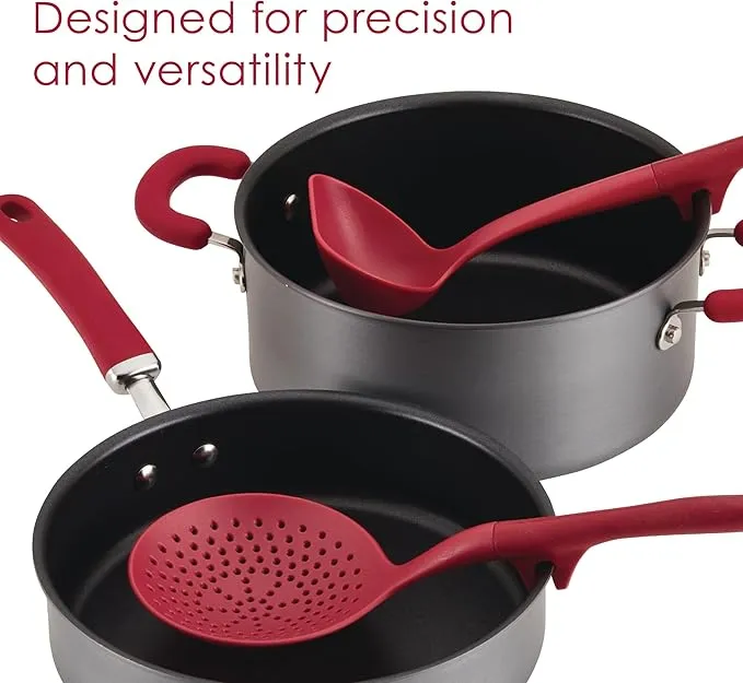 2 Piece Kitchen Utensil Set - Red - Kaedas