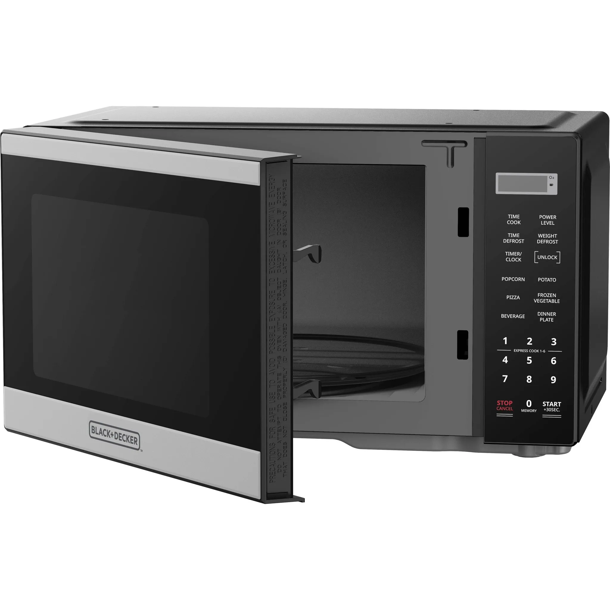 0.9 Cu Ft Microwave Oven - Black - Kaedas
