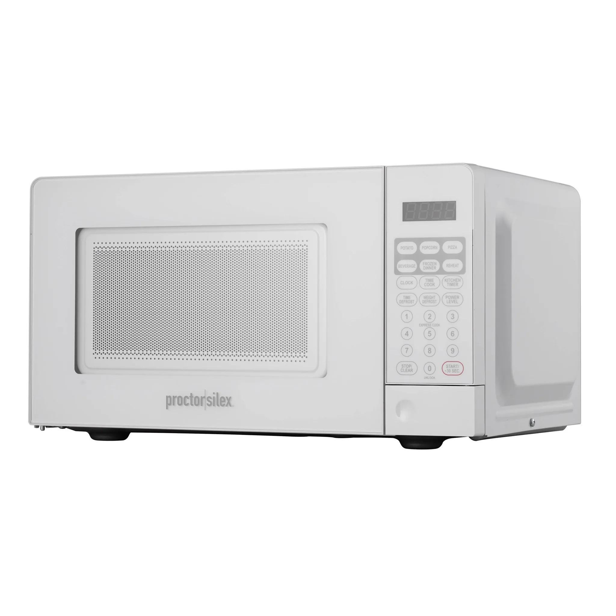 700W 0.6cu ft Countertop Microwave Oven White - Kaedas