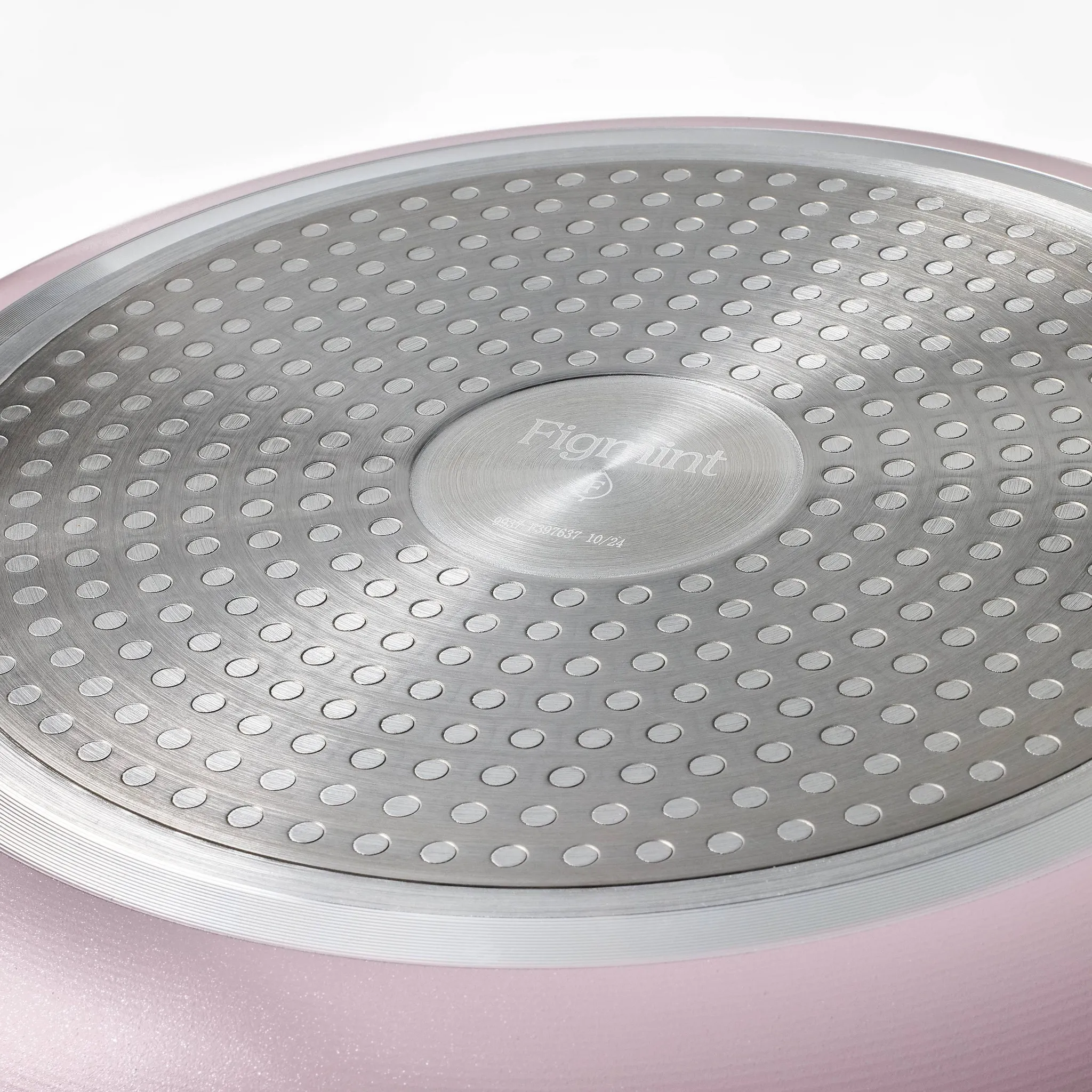 2pk Nonstick Ceramic Coated Aluminum Frying Pan Set with Champagne Handles Lavender - ™ - Kaedas