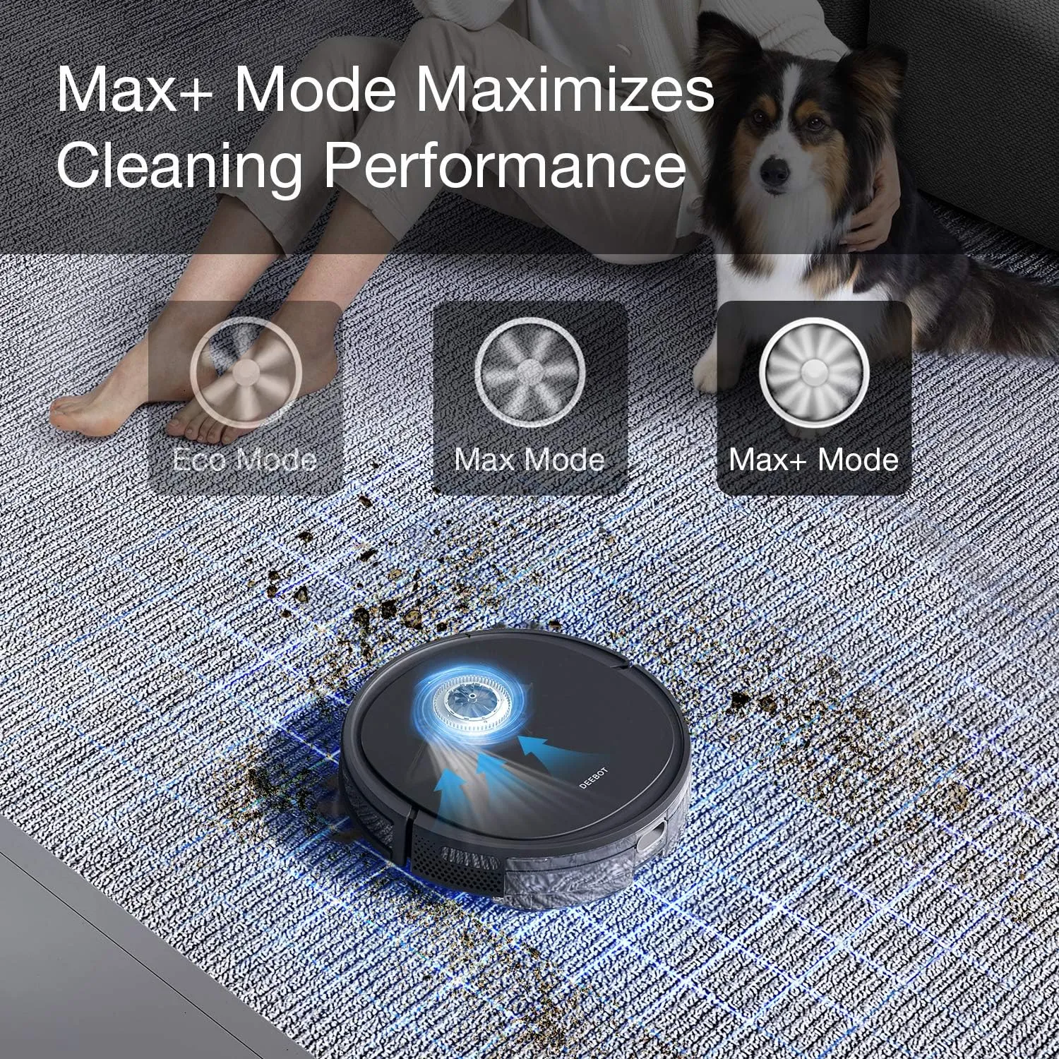 ECOVACS Deebot Ozmo U2 Pro Robot Vacuum and Mop - Kaedas