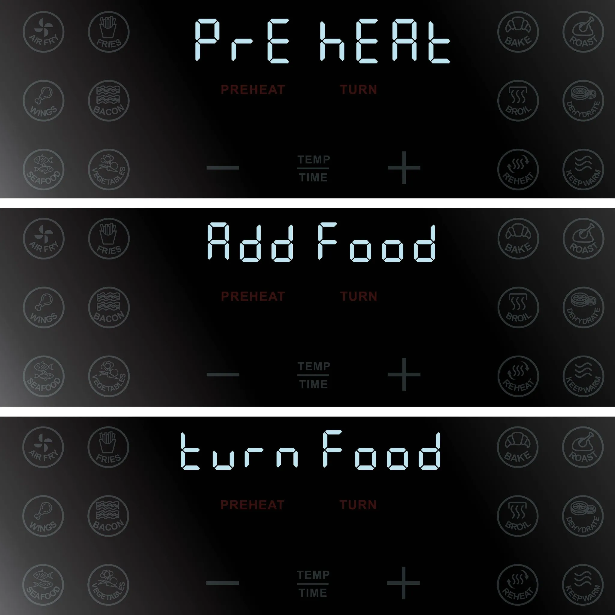 8qt Digital Air Fryer (See Description) - Kaedas