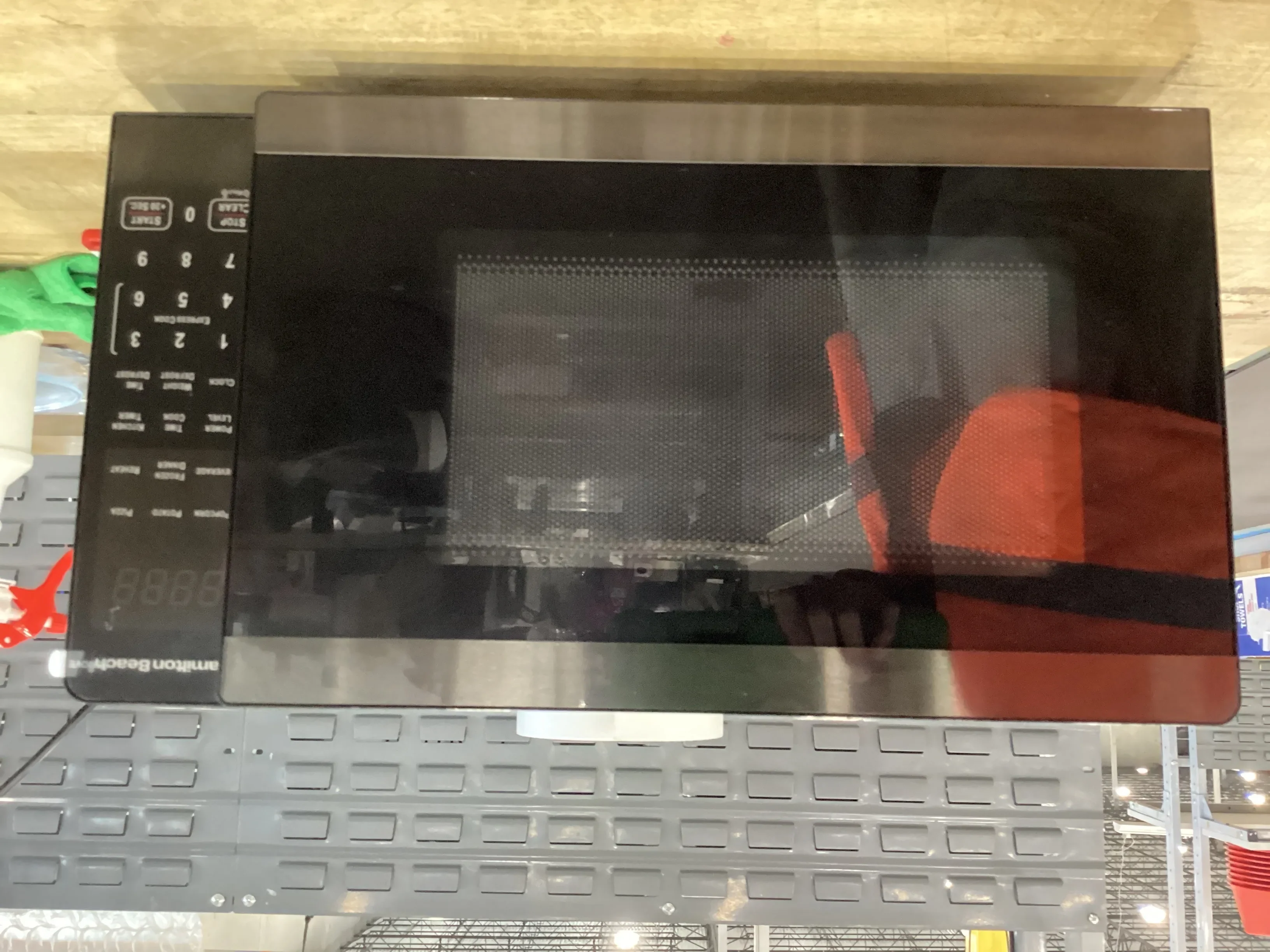 0.9 Cu Ft Countertop Microwave Oven - 900 Watts, Black Stainless Steel (See Description) - Kaedas