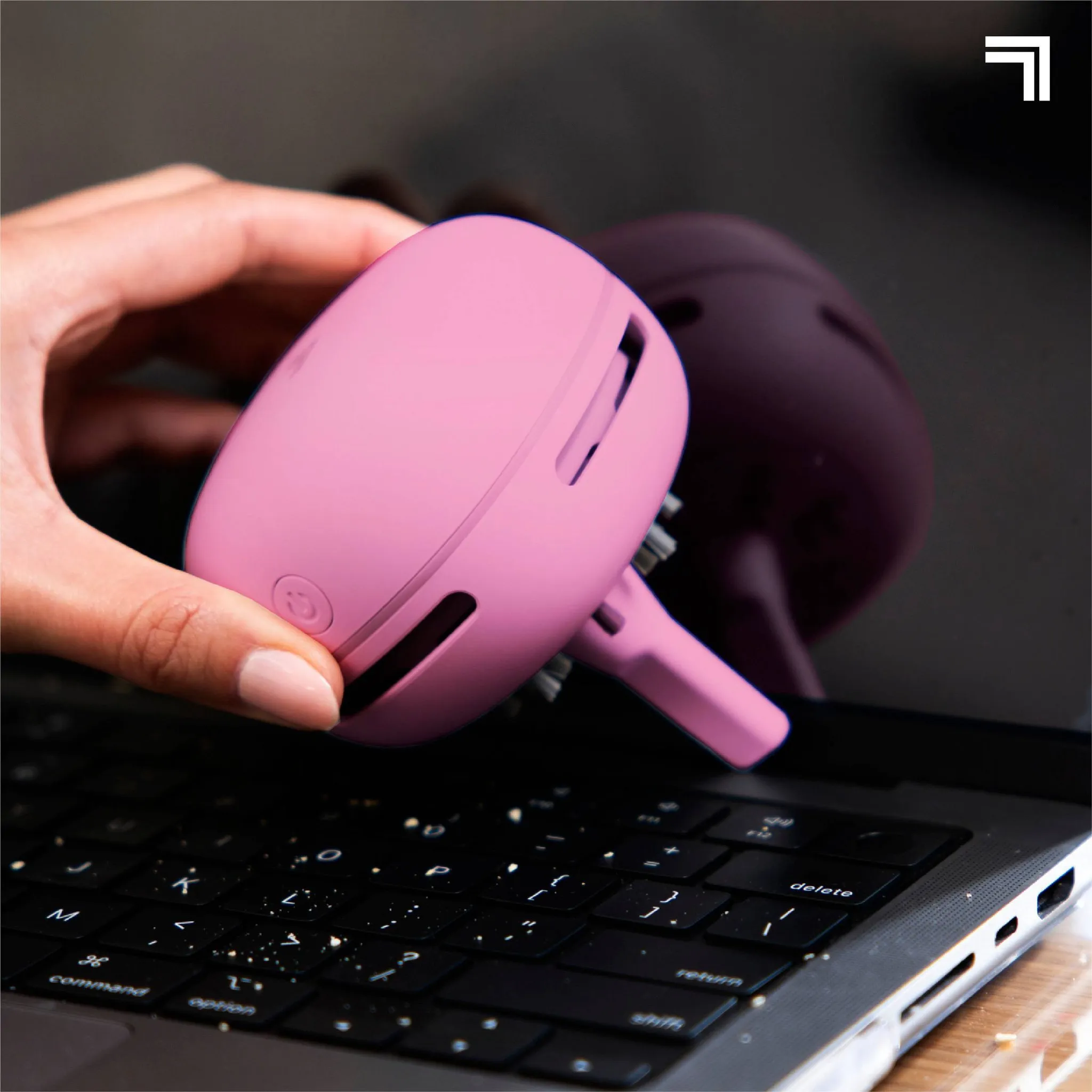 Desktop Cordless Handheld Vacuum Pink - Kaedas