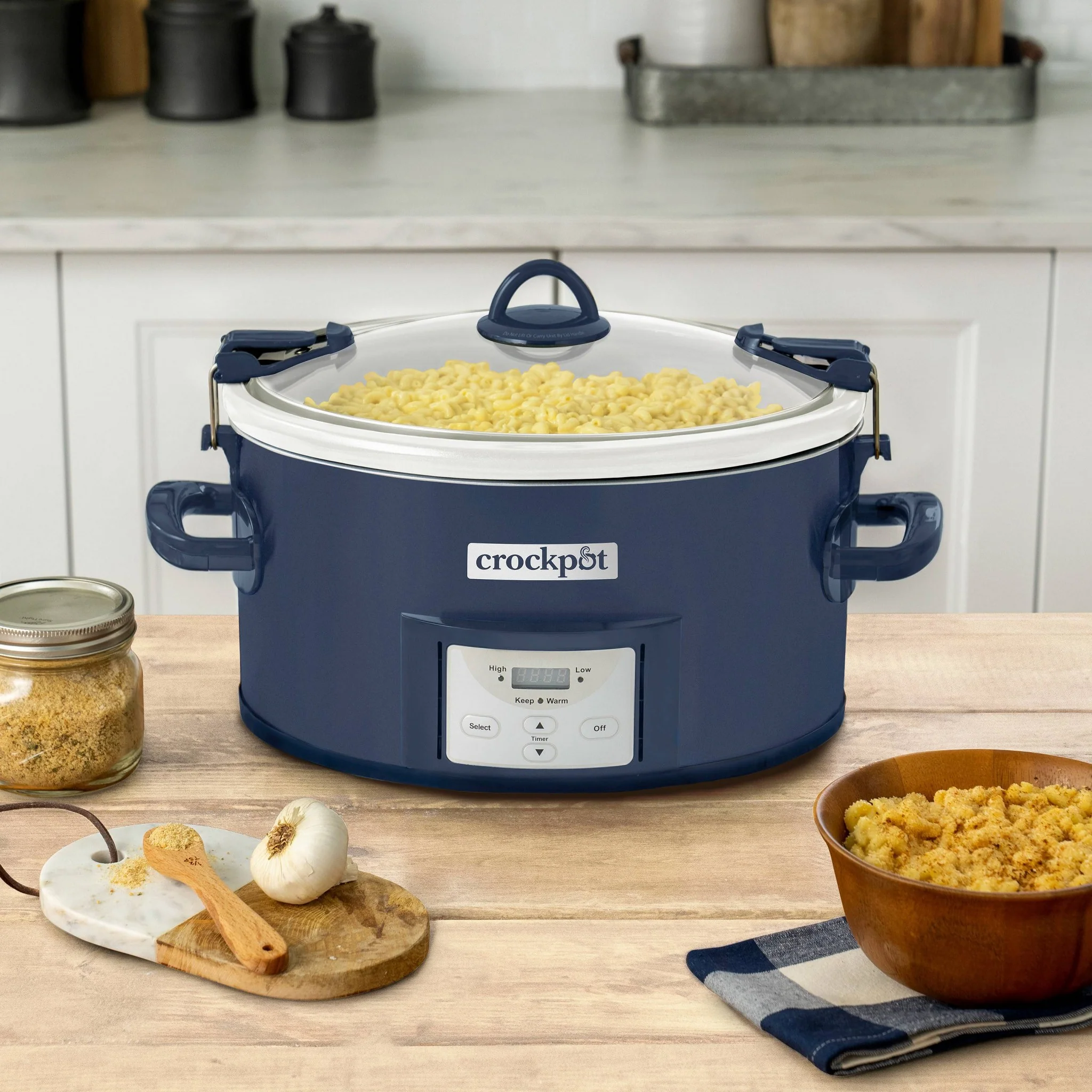 7qt Cook & Carry One Touch Programmable Slow Cooker - Kaedas