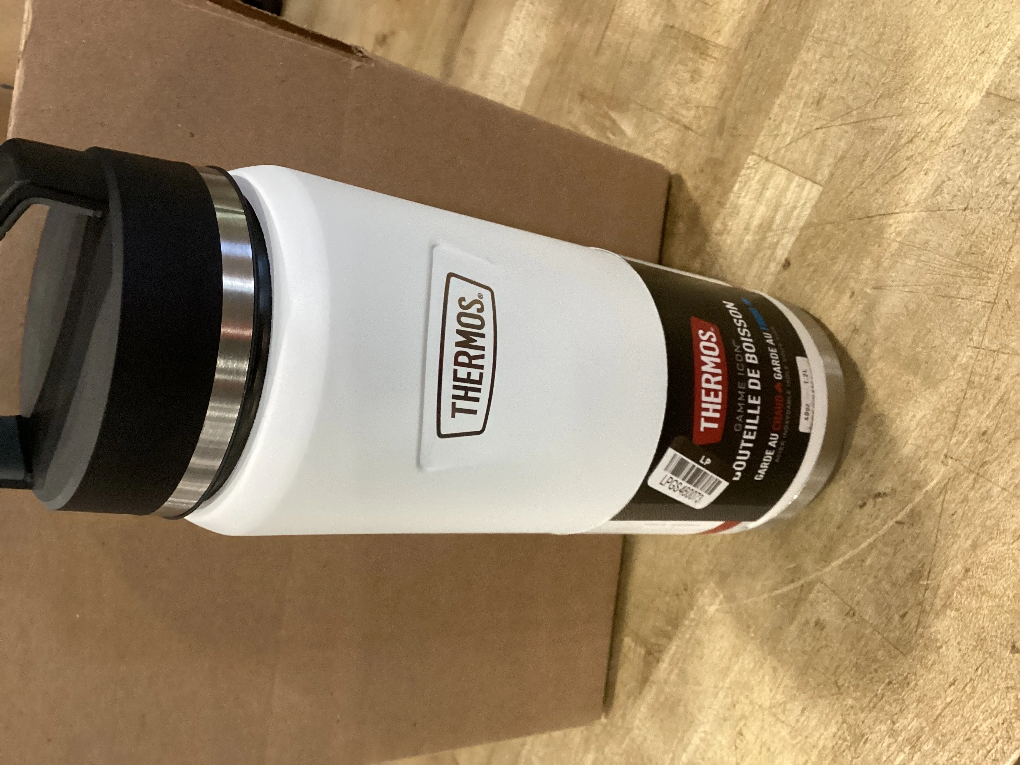 40oz Stainless Steel Wide Mouth Hydration Water Bottle - White (See Description) - Kaedas