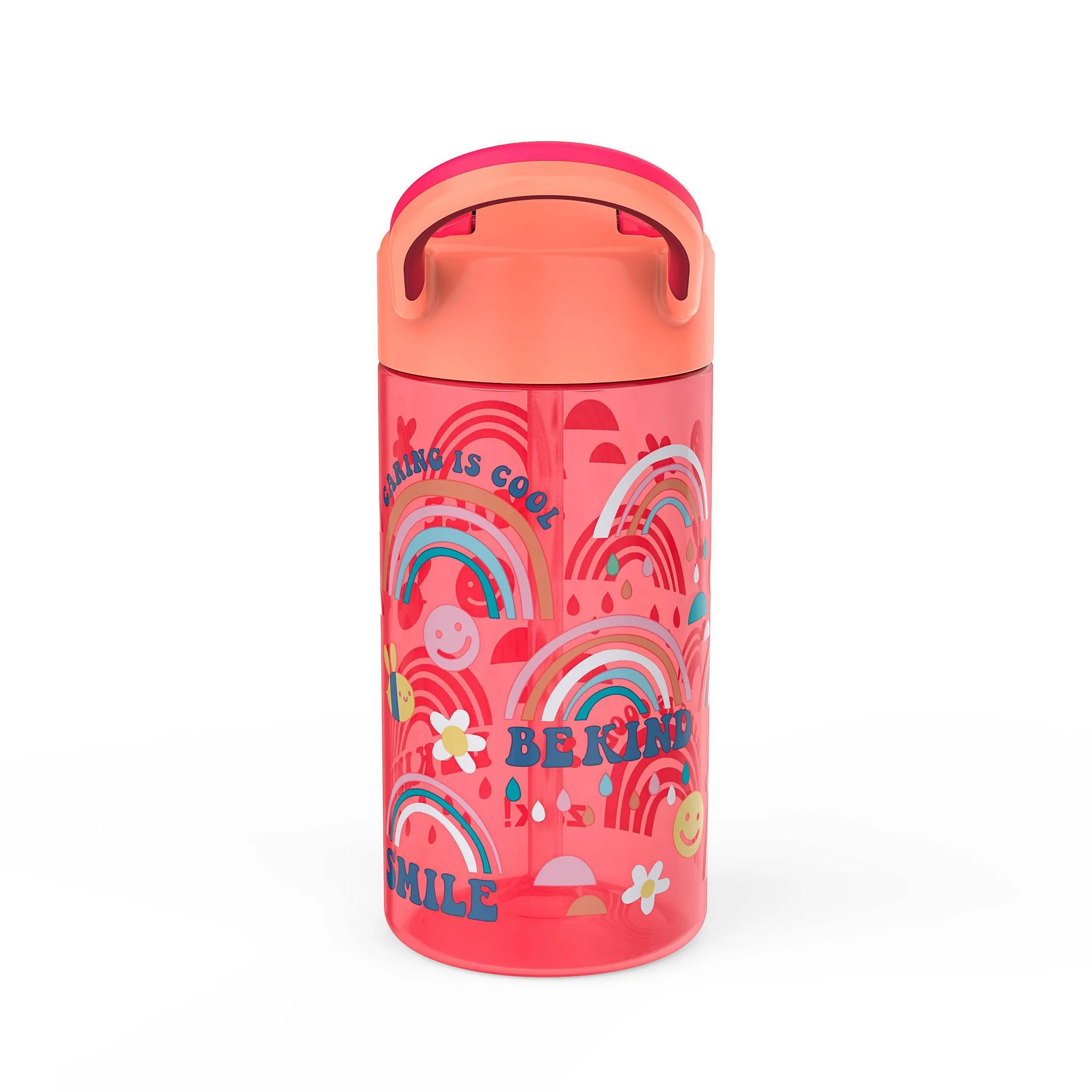 18oz 2pk Plastic Shells and Rainbows Valiant Water Bottles - Kaedas