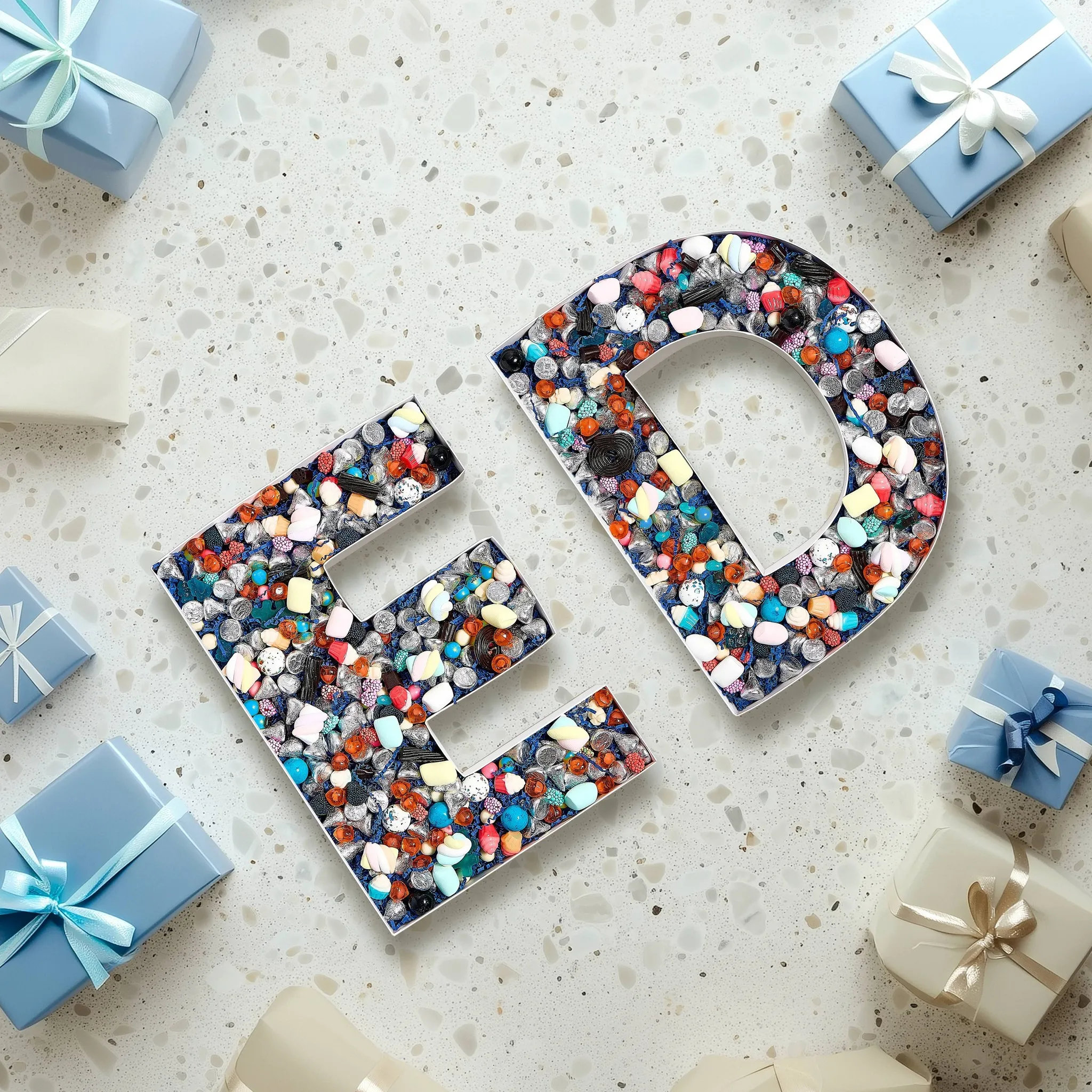 Charcuterie Board Letter Box 'E' Food Storage Container - Kaedas