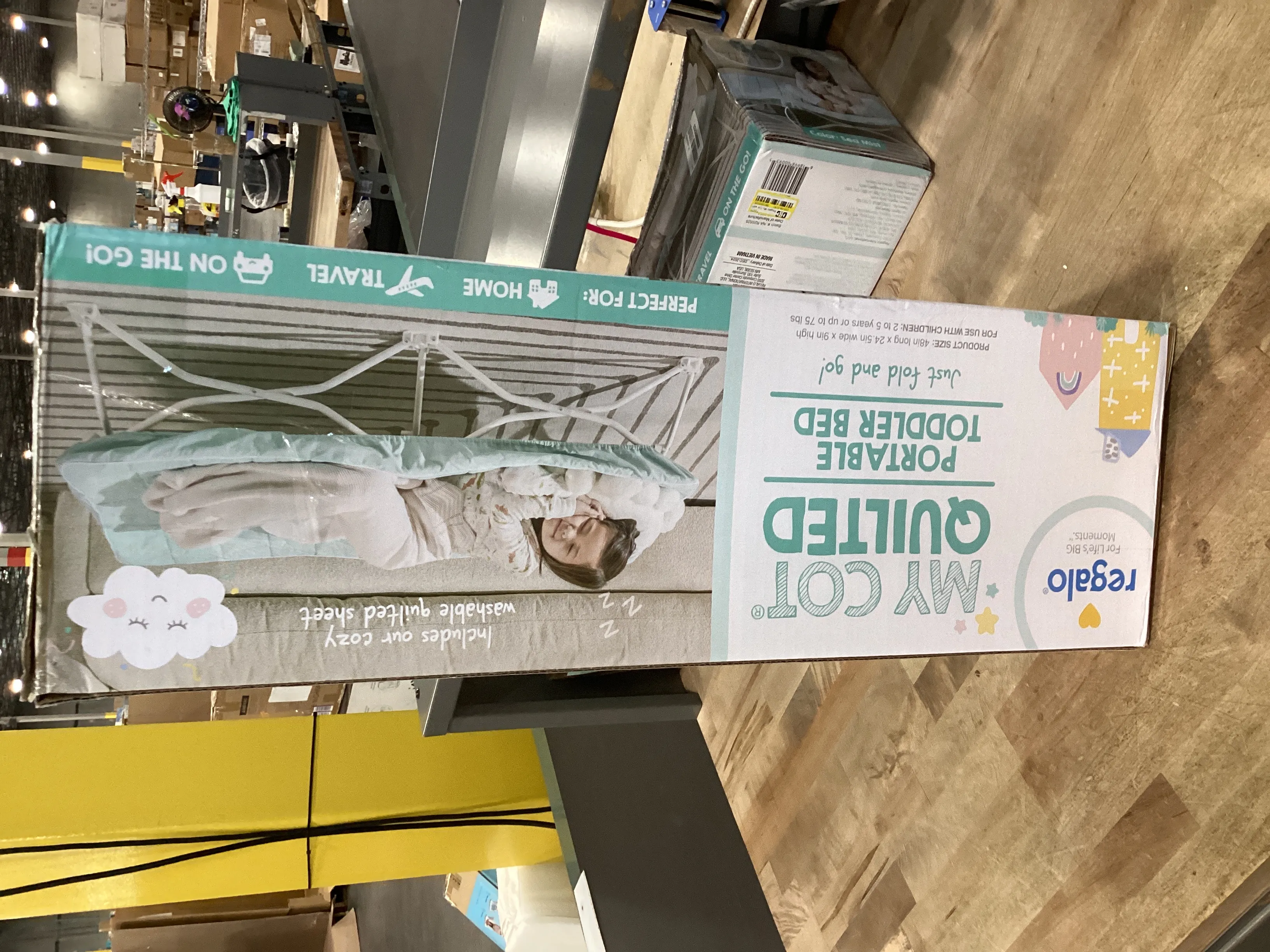 My Cot with Quilted Waterproof Sheet - Kaedas