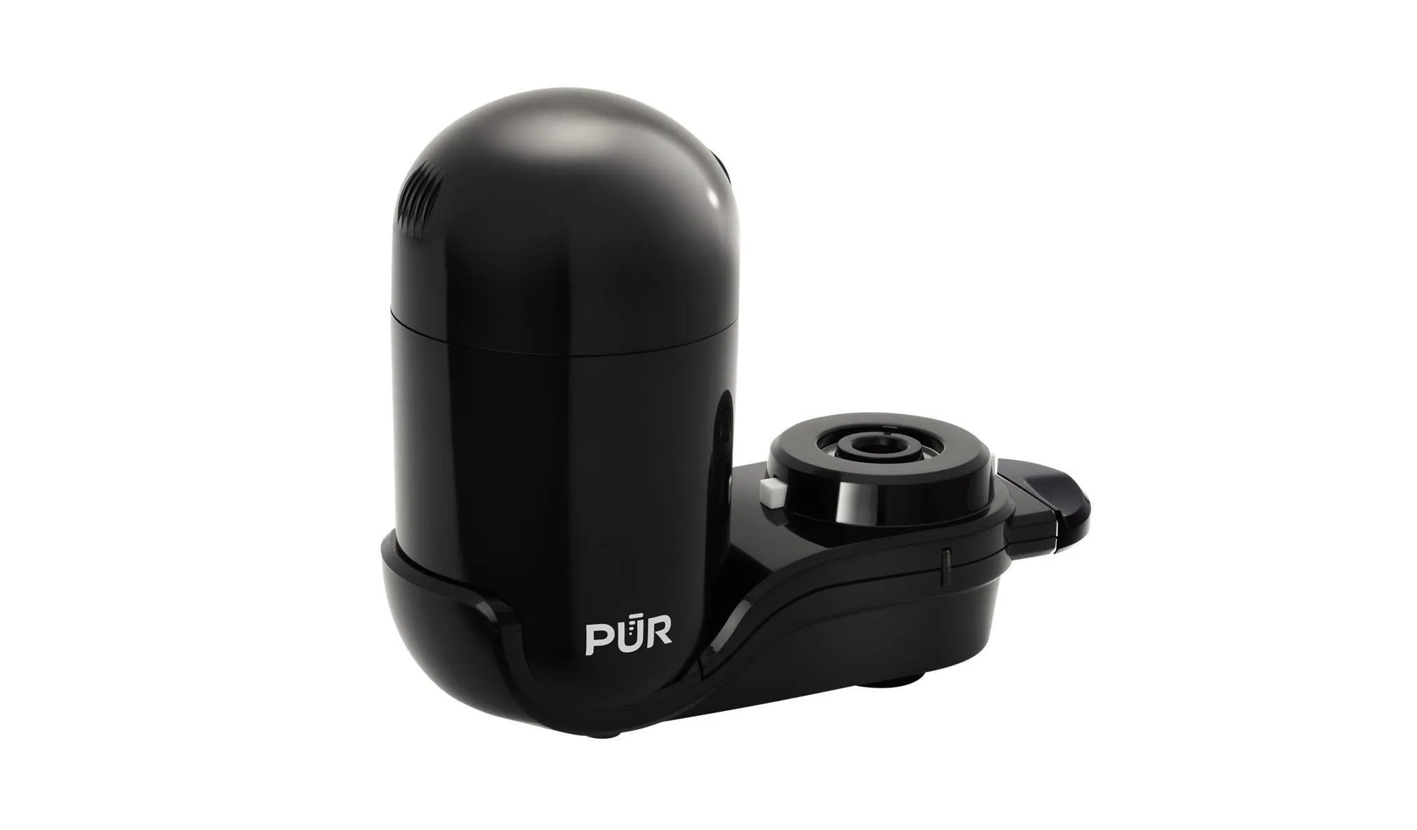 PUR Faucet Vertical Mount Water Filtration System Black: Best Faucet Water Purifier, Easy Installation, Filters Mercury & Lead - Kaedas