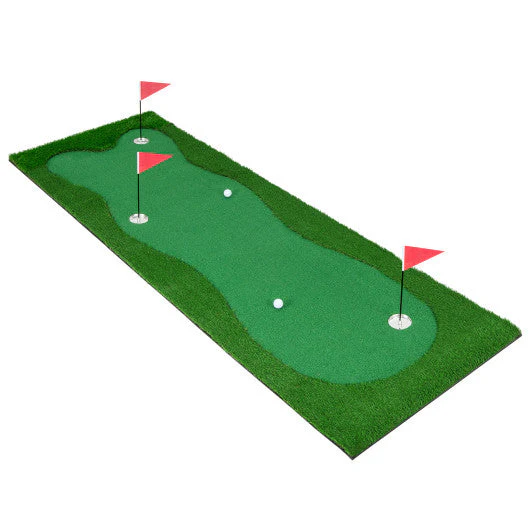 Golf Putting Green With Realistic Artificial Grass Turf-S - Kaedas