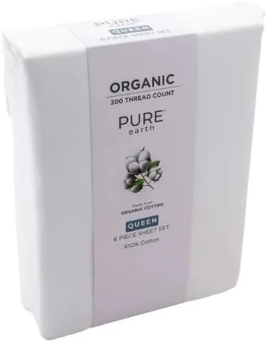 300 Thread Count 6-Piece Sheet Set - Queen - Kaedas