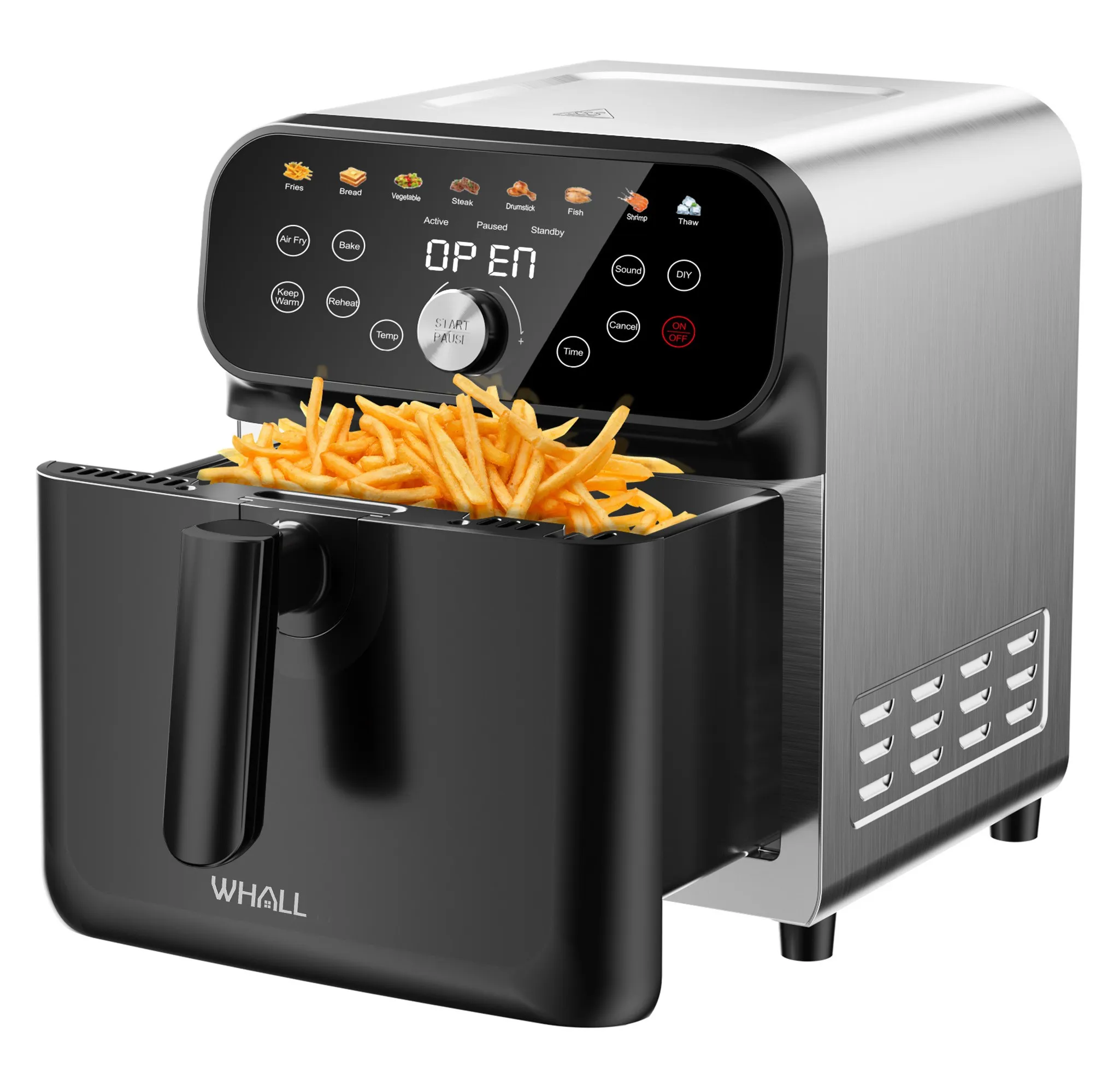 6.2QT Air Fryer Oven - Stainless Steel - Kaedas