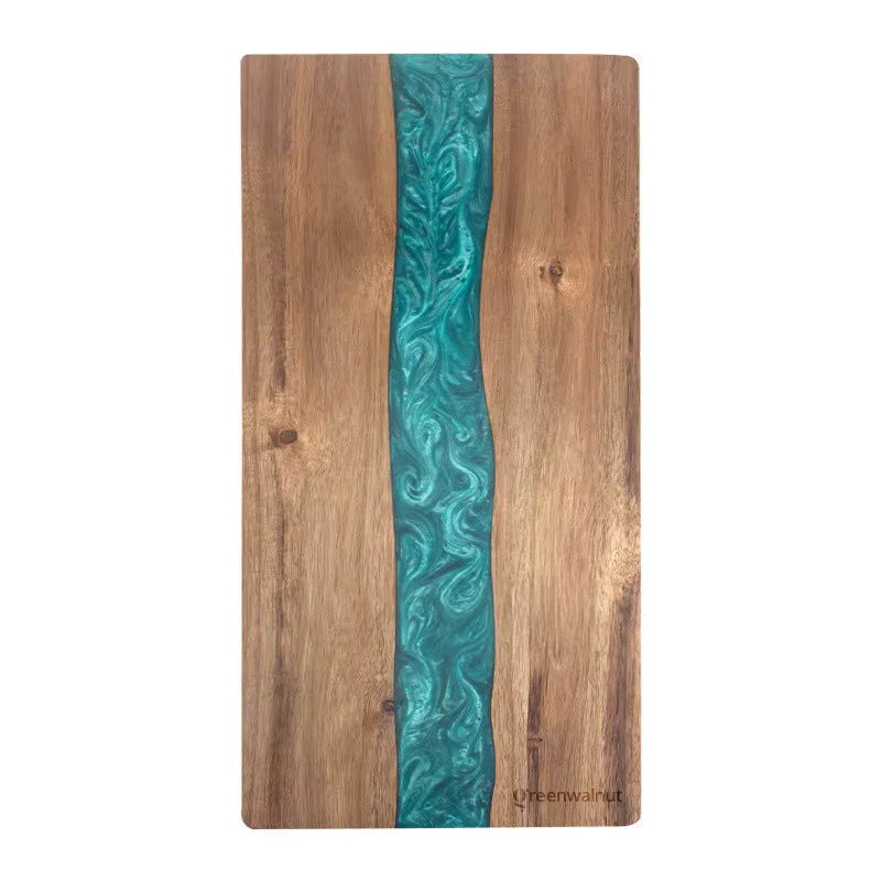 Large Acacia Resin Light Cutting Board & Charcuterie Board - Kaedas