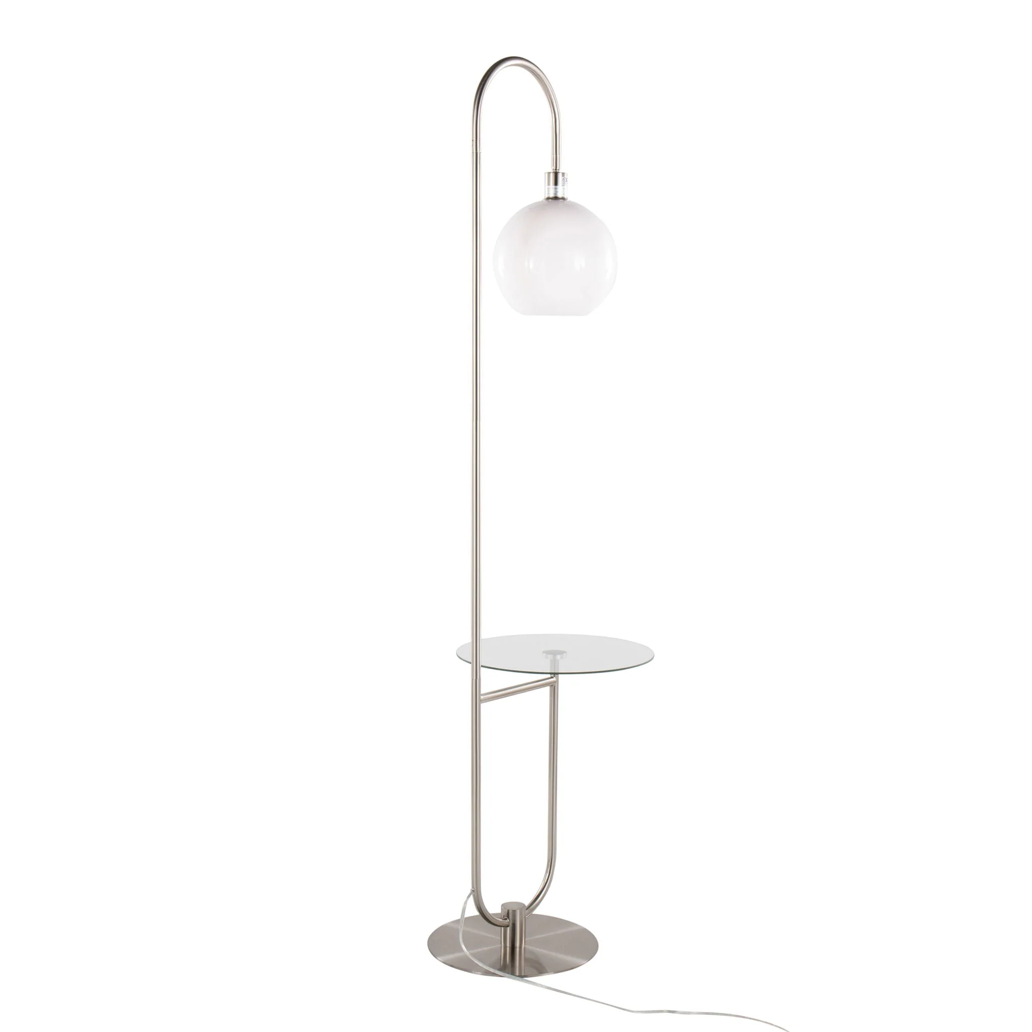 Trombone - Contemporary / Glam Floor Lamp - Kaedas