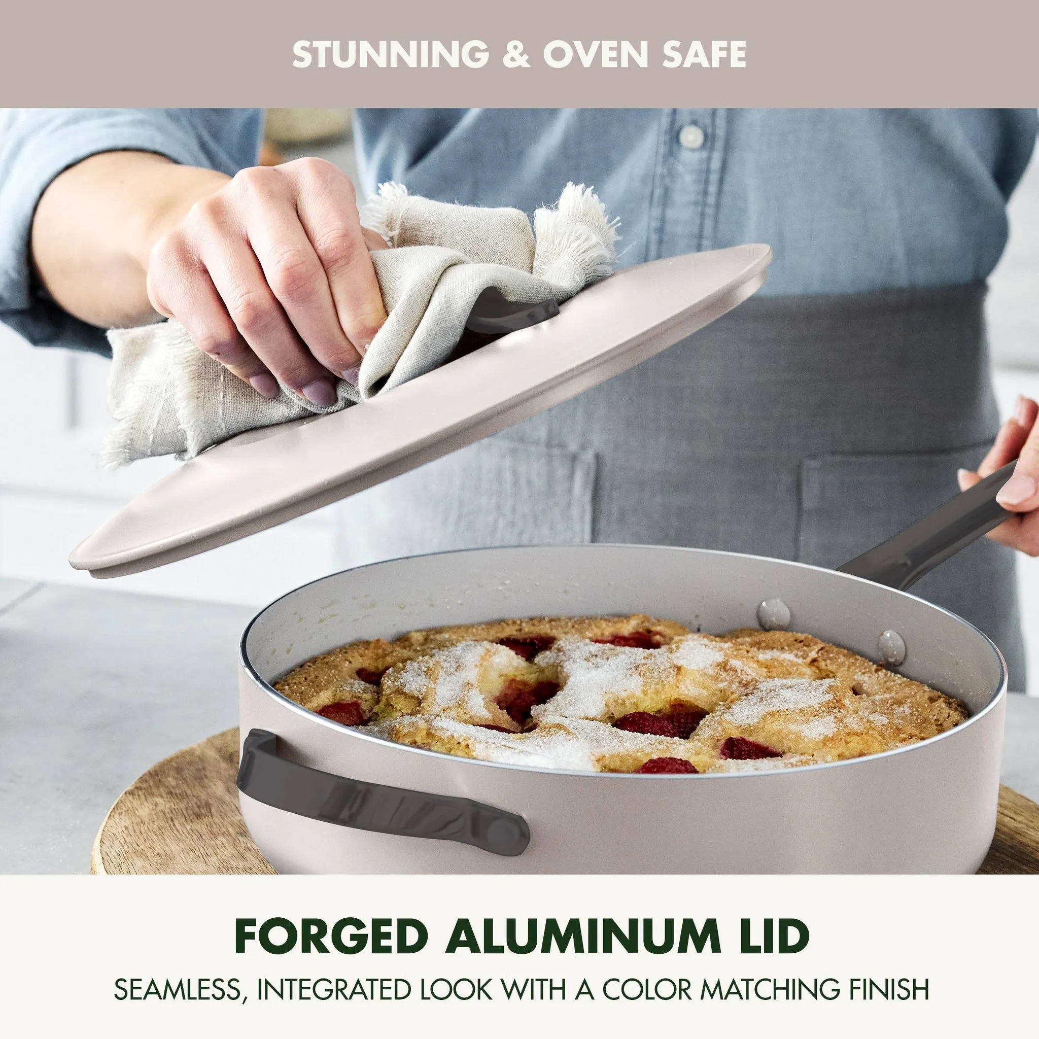 Nova 7pc Ceramic Nonstick Aluminum Cookware Set - Kaedas