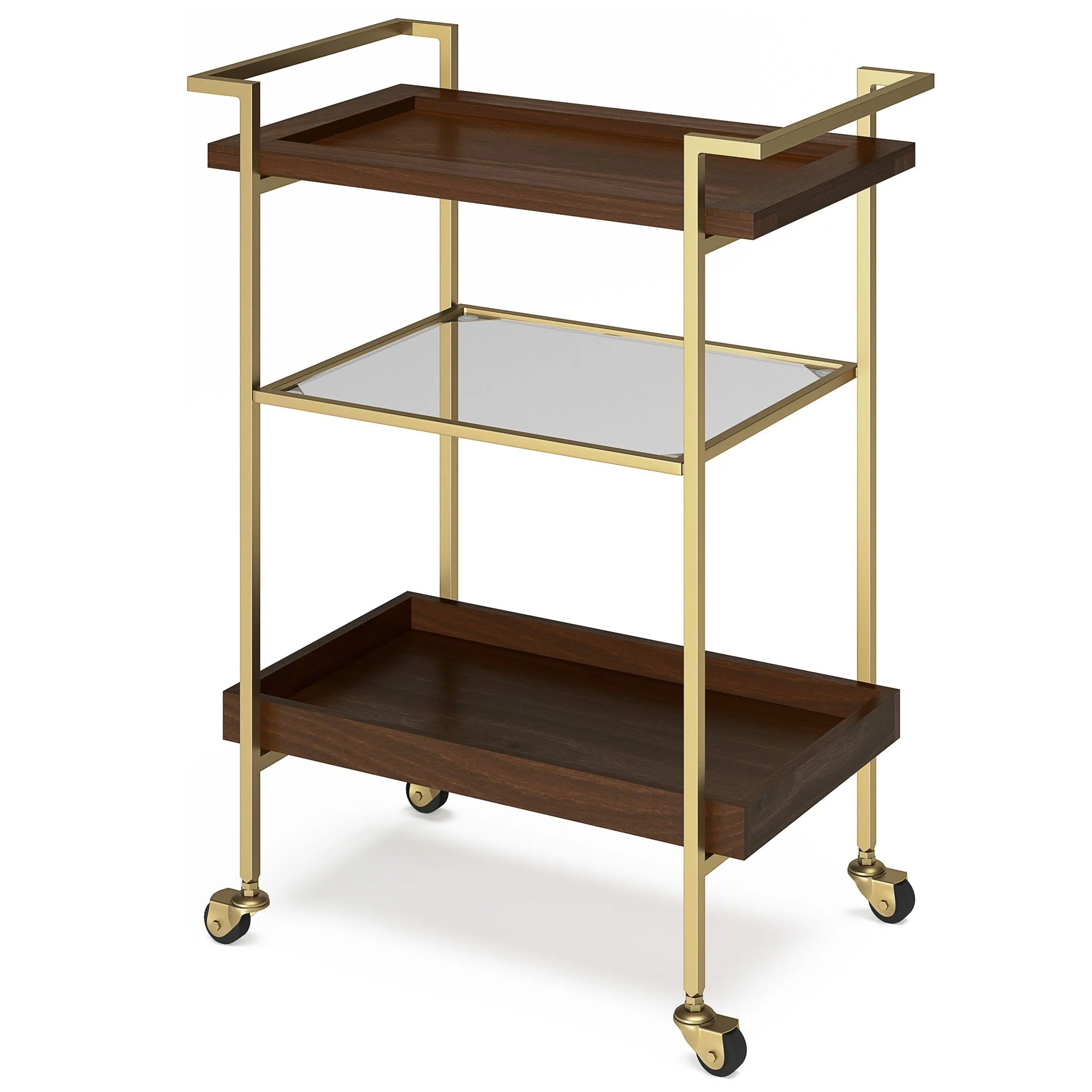 Jace - Bar Cart - Cognac - Kaedas