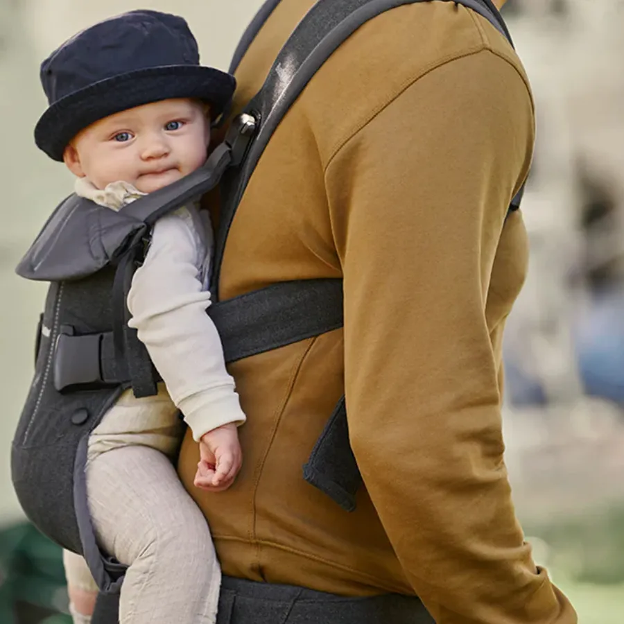 Baby Carrier One, Cotton - Denim Grey/Dark Grey - Kaedas