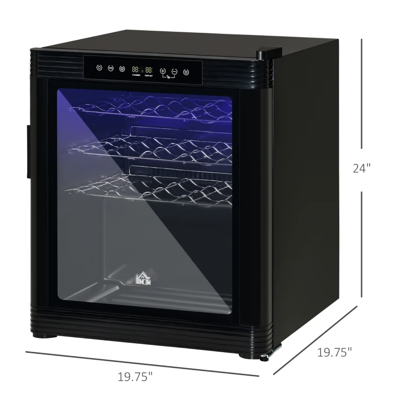 18 Bottle Wine Cooler, Mini Beverage Fridge - Kaedas