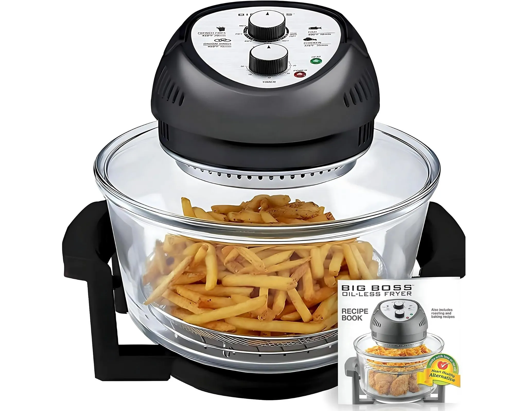 16-Quart Oil-Less Air Fryer & Countertop Oven Black (See Description) - Kaedas