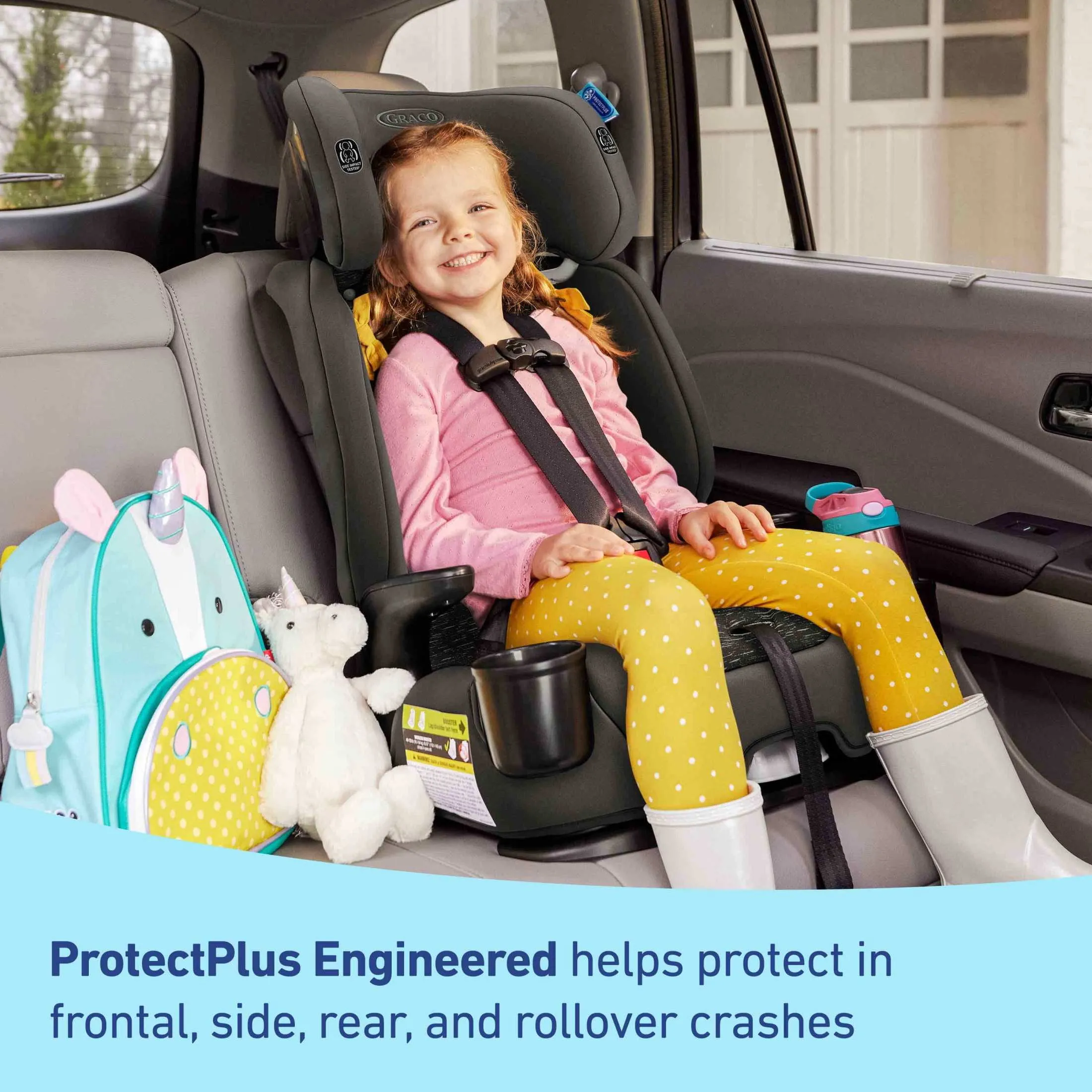 Graco Nautilus 2.0 3-in-1 Harness Booster Car Seat - Crane - Kaedas