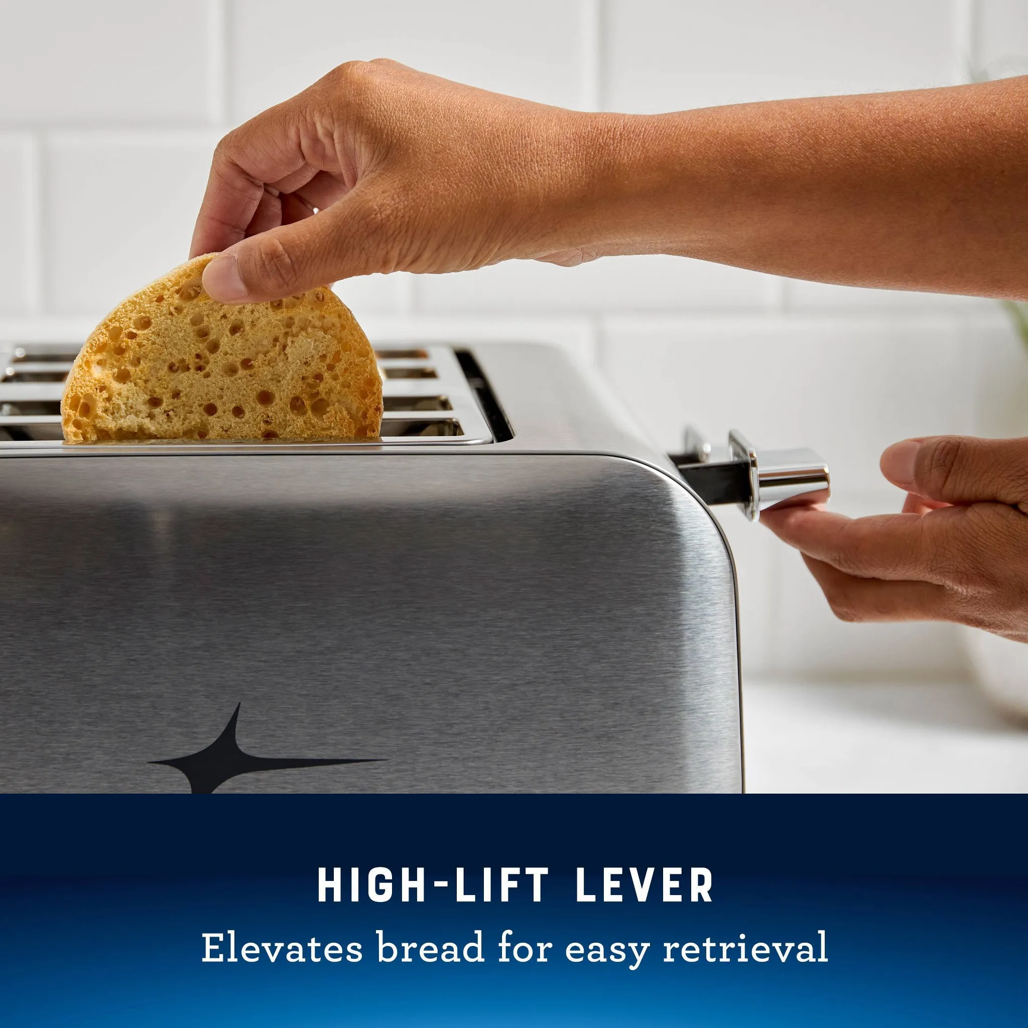 4-Slice Toaster Stainless Steel With Extra-Wide Slots - Kaedas