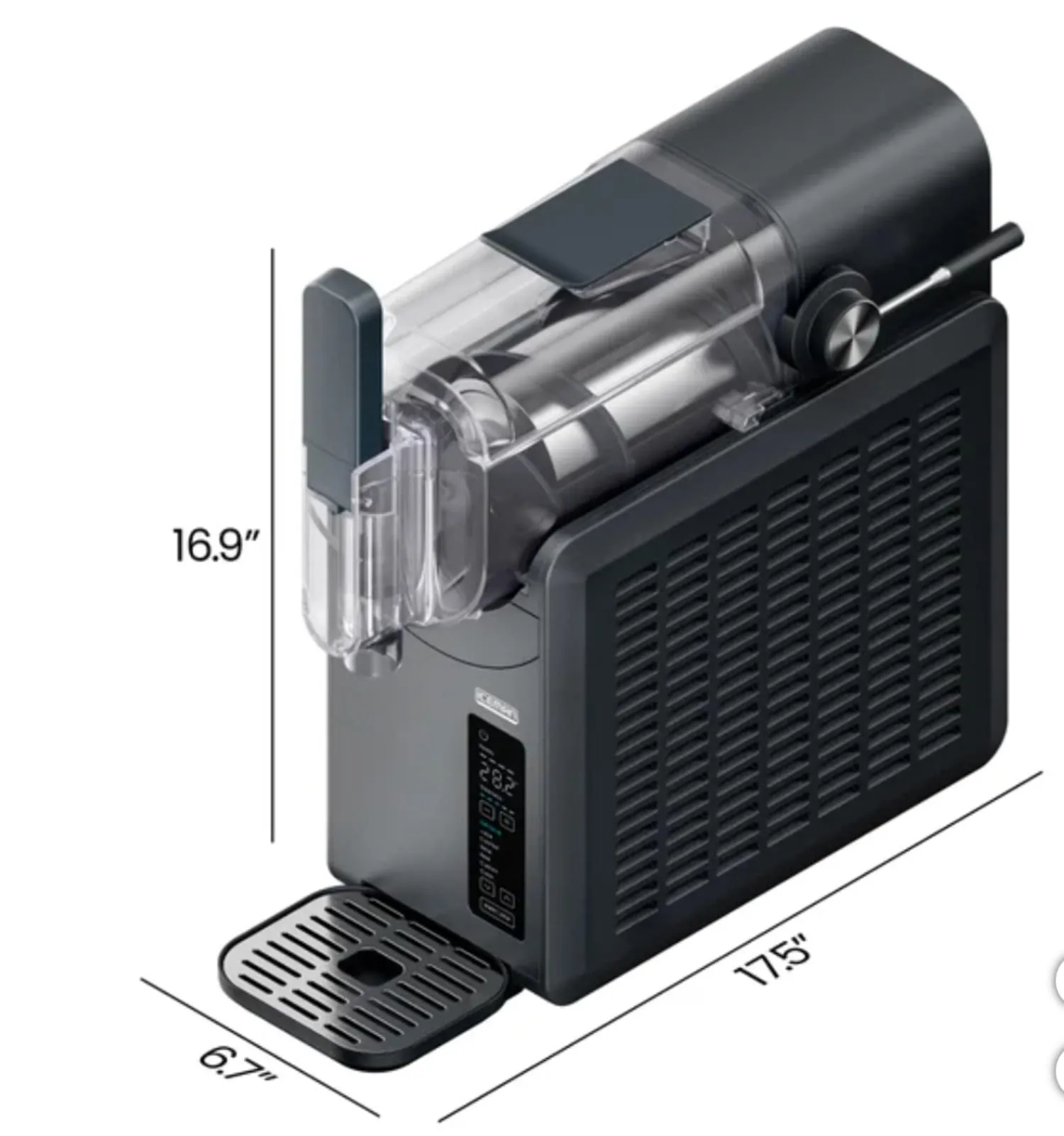 Chefman Slush-Ease 1.5L Slushy Maker with Customizable Thickness - Black - Kaedas