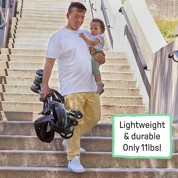 3D Mini Convenience Stroller  - Slate - Kaedas