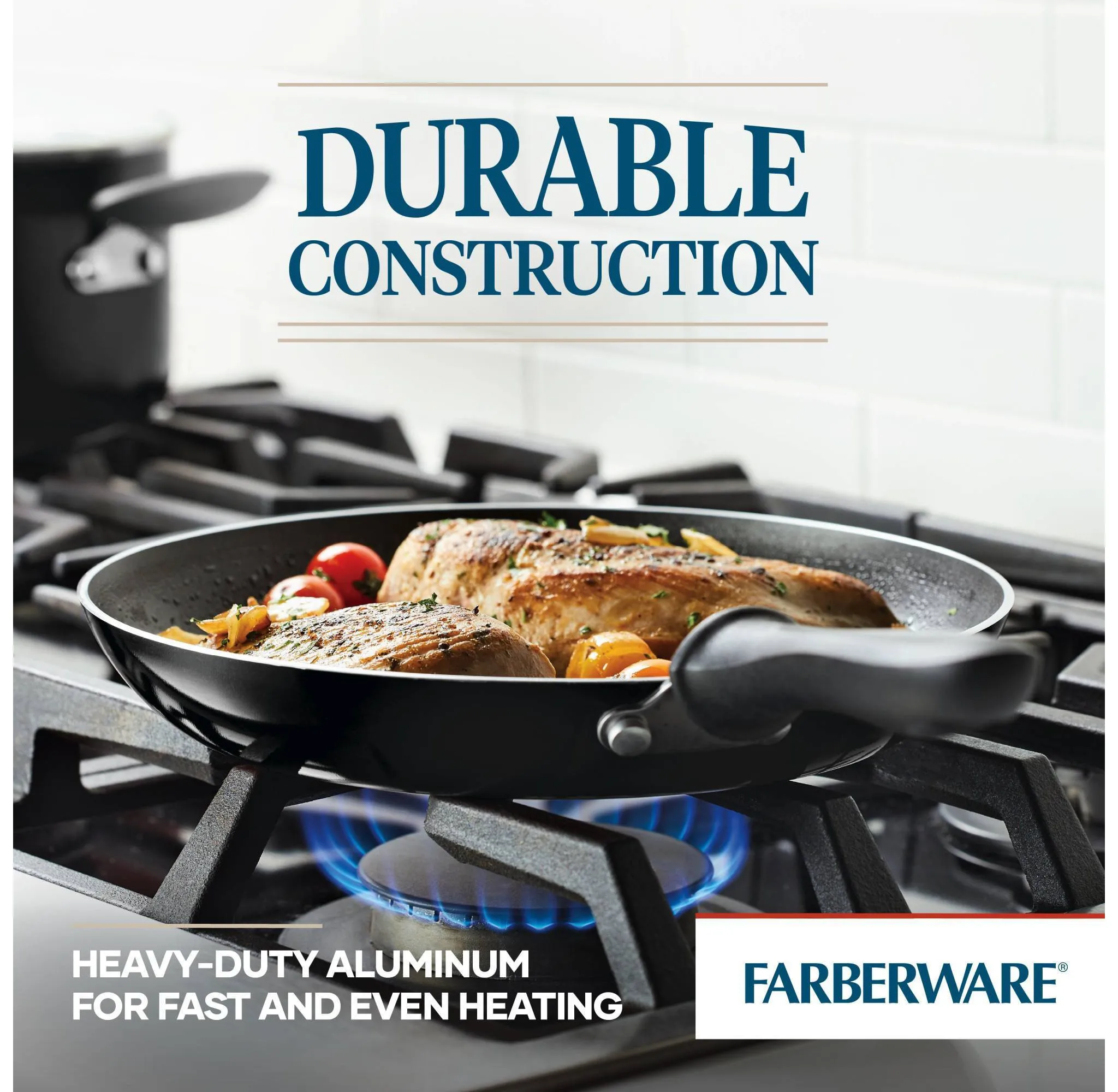 Reliance 12pc Nonstick Aluminum Cookware Set with Prestige Tools - Black - Kaedas