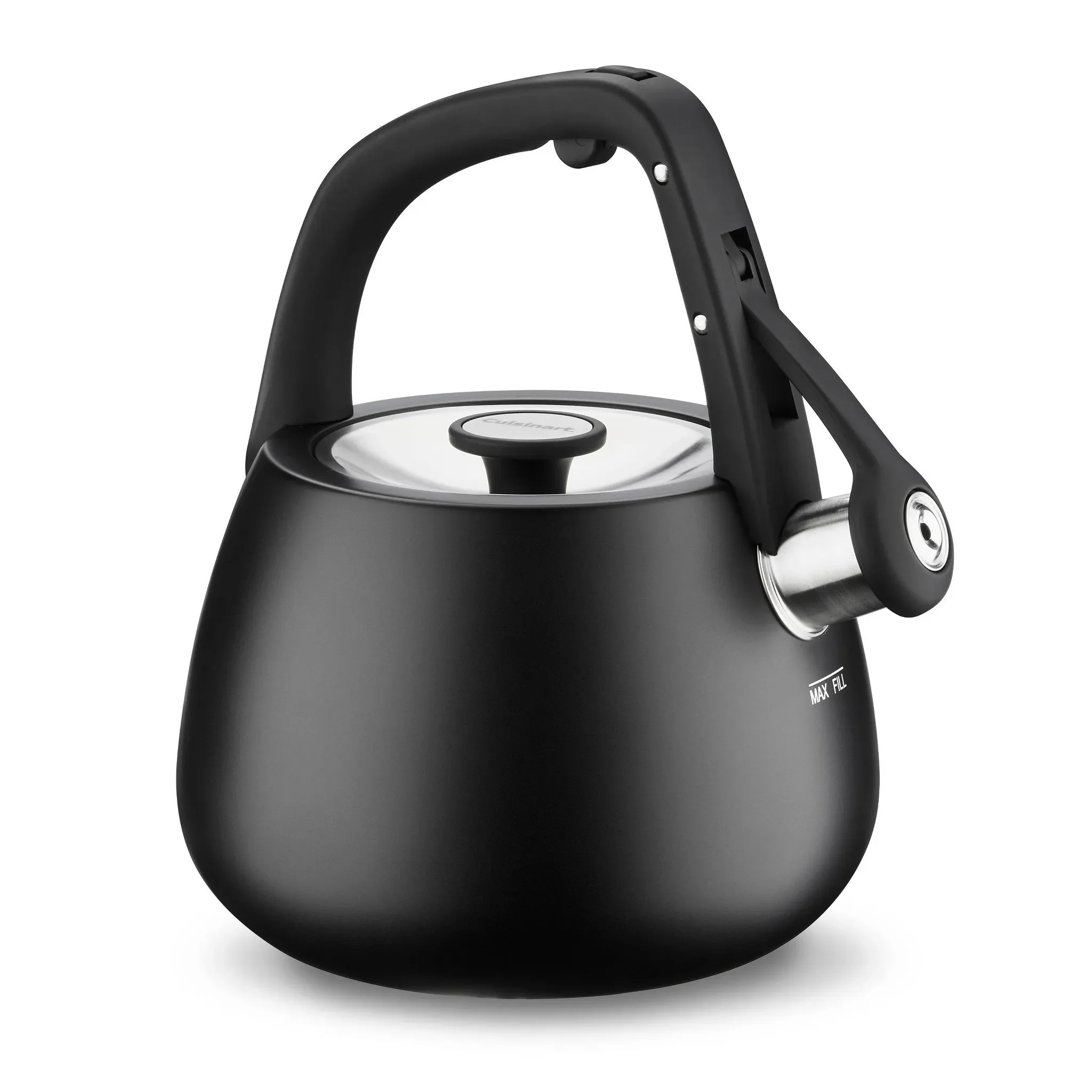 2qt Stainless Steel Stovetop Kettle- Matte Black - Kaedas