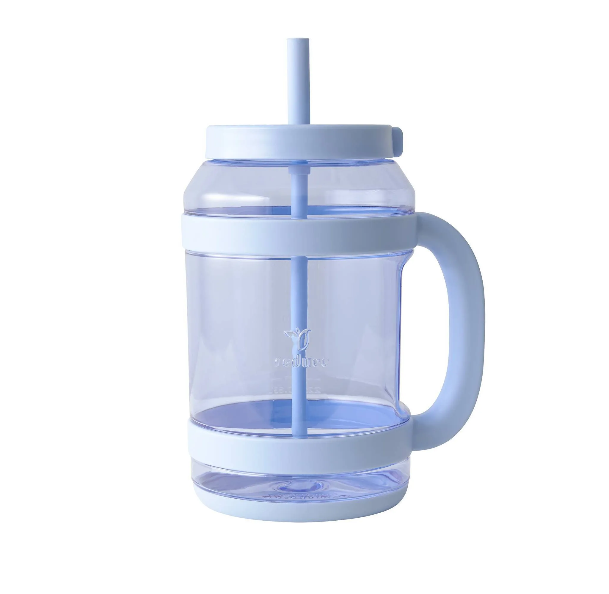 Reduce 80oz Tritan Waterday Mug Glacier: Portable Drinkware with Twist-Off Lid & Straw, Dishwasher-Safe - Kaedas