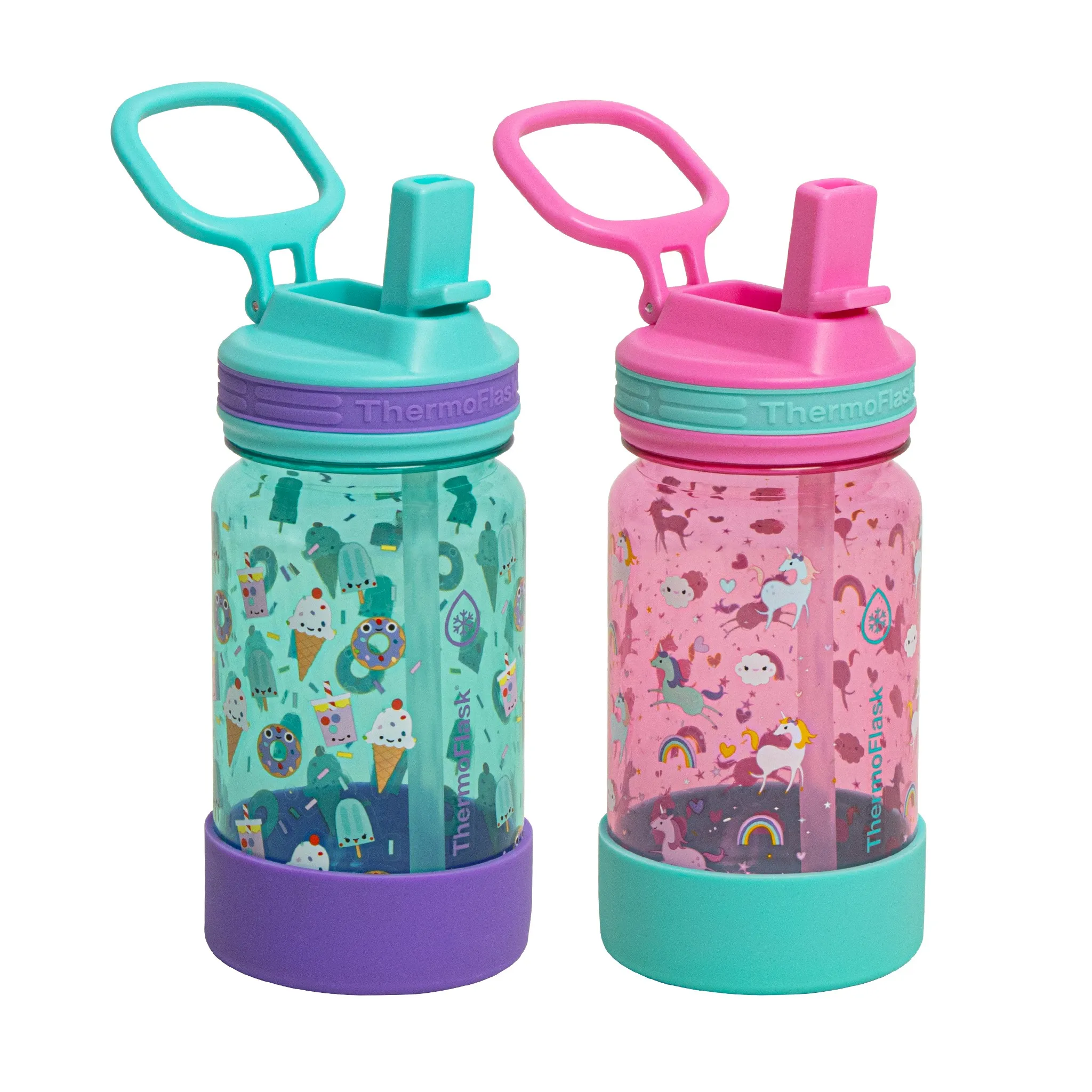 Kids Tritan Water Bottles - 14oz / Cars/Sharks - Kaedas