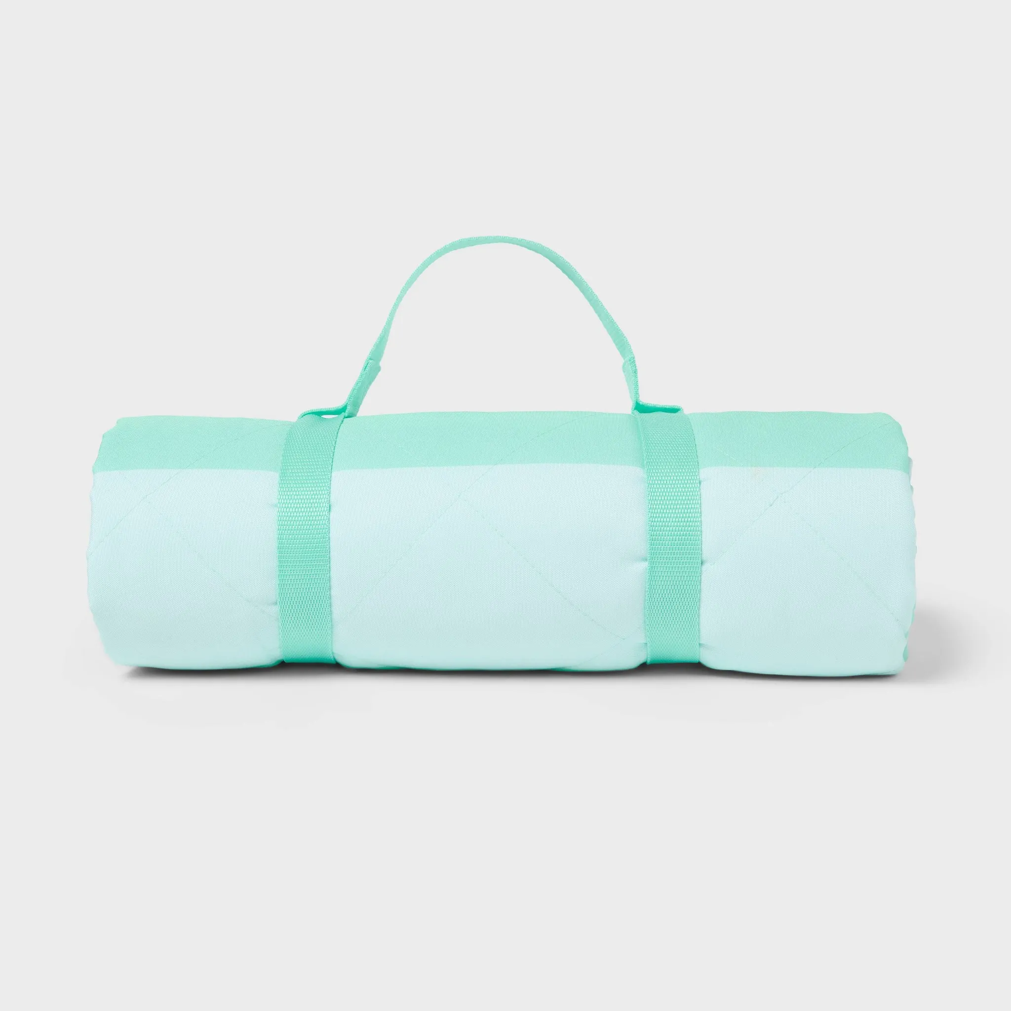 Mint Striped Picnic Blanket - ™ - Kaedas