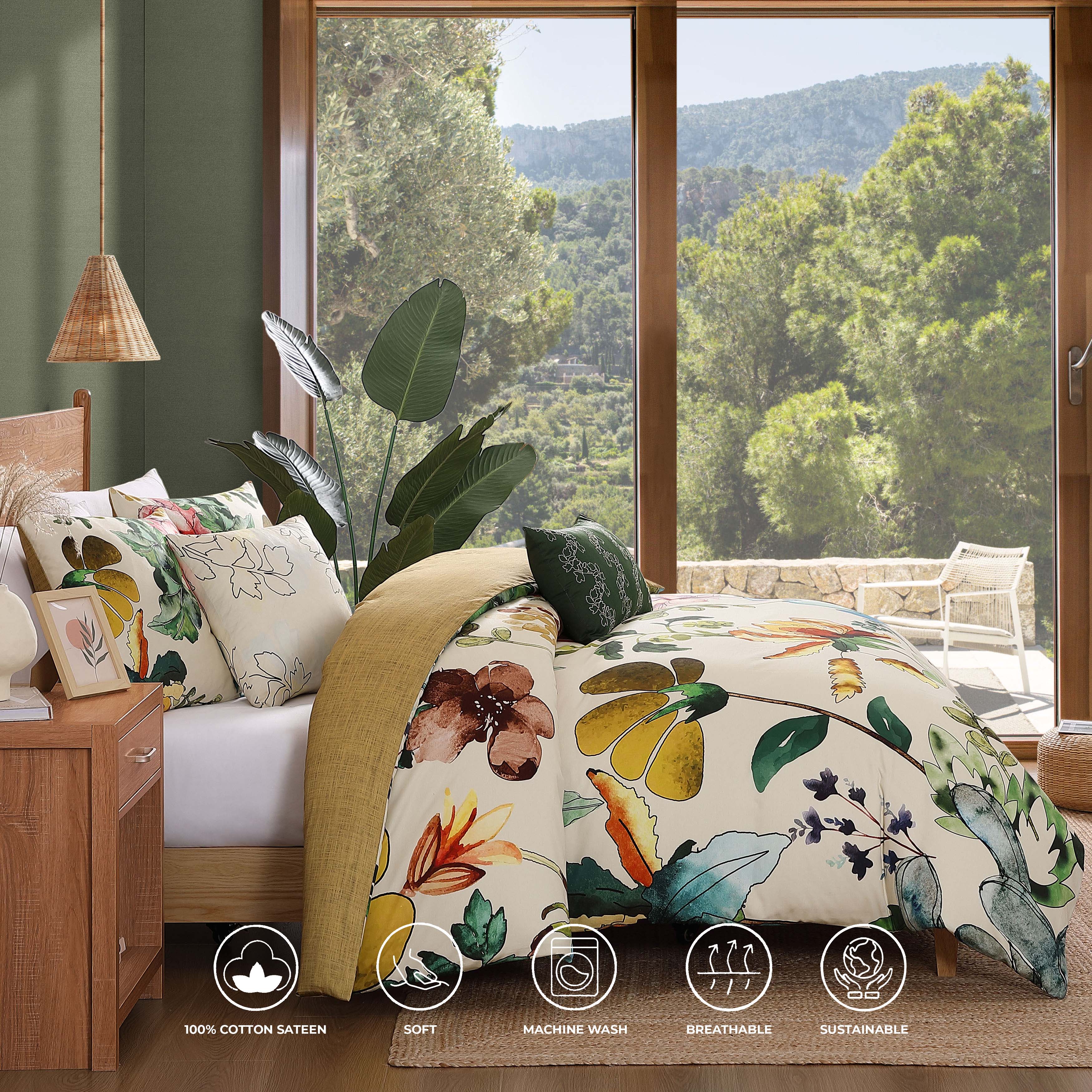 Bebejan Radiance 5 Piece Reversible Comforter Set - Kaedas