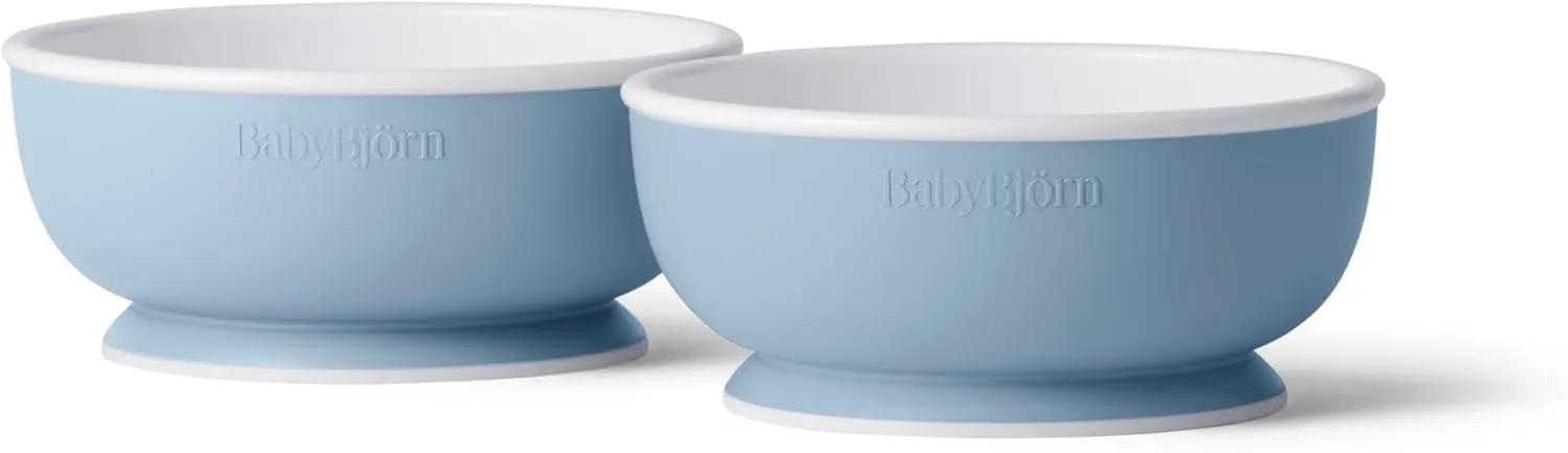 Baby Bowl Set, 2-Pack - Powder Blue - Kaedas
