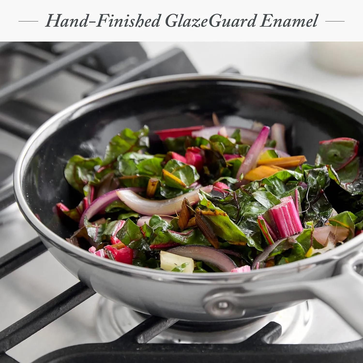 Steel Core Enameled Frypan - 8-Inch - Kaedas