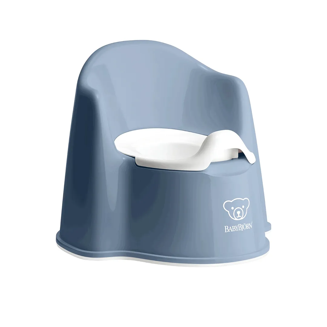 Potty Chair, Blue/White - Kaedas