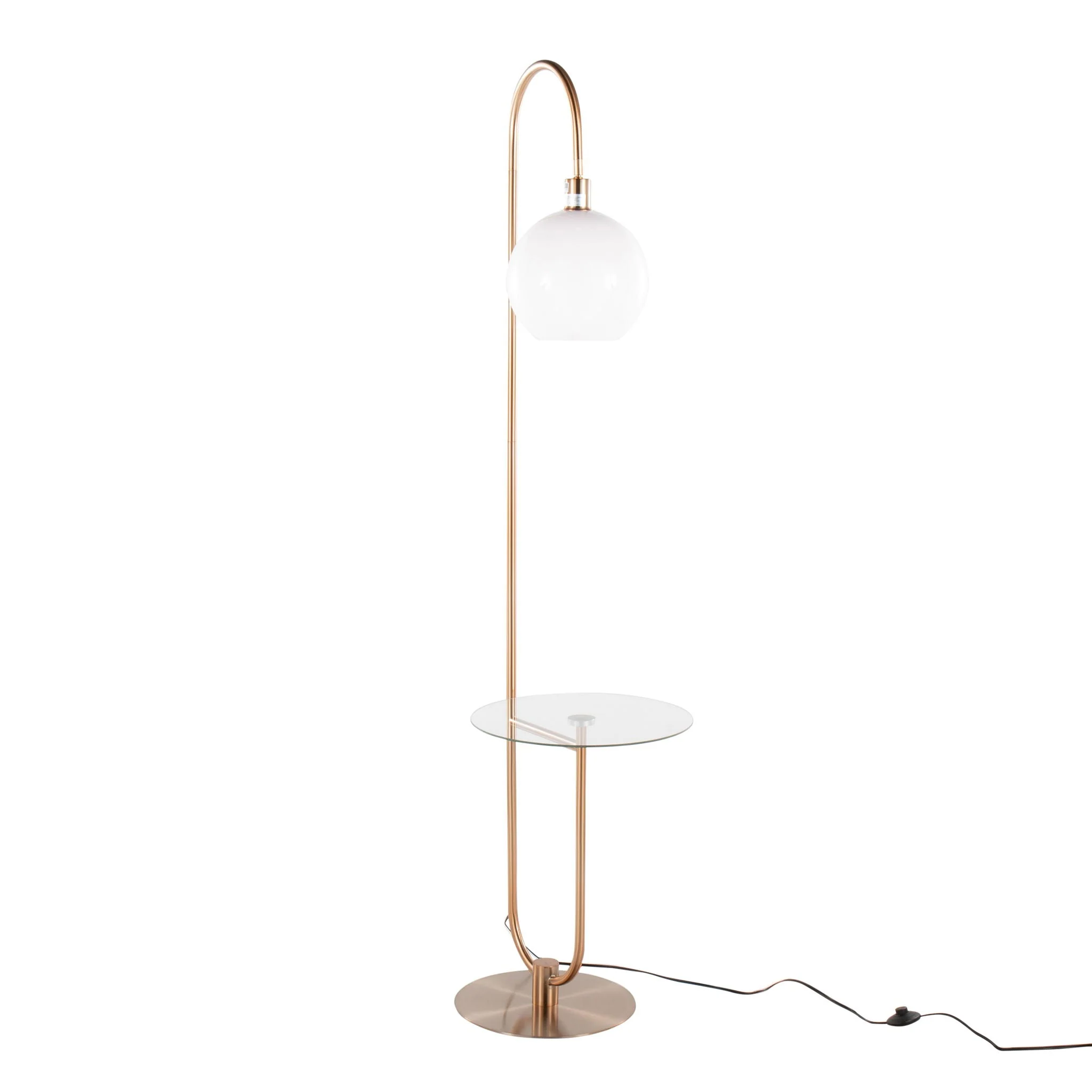 Trombone - Contemporary / Glam Floor Lamp - Kaedas