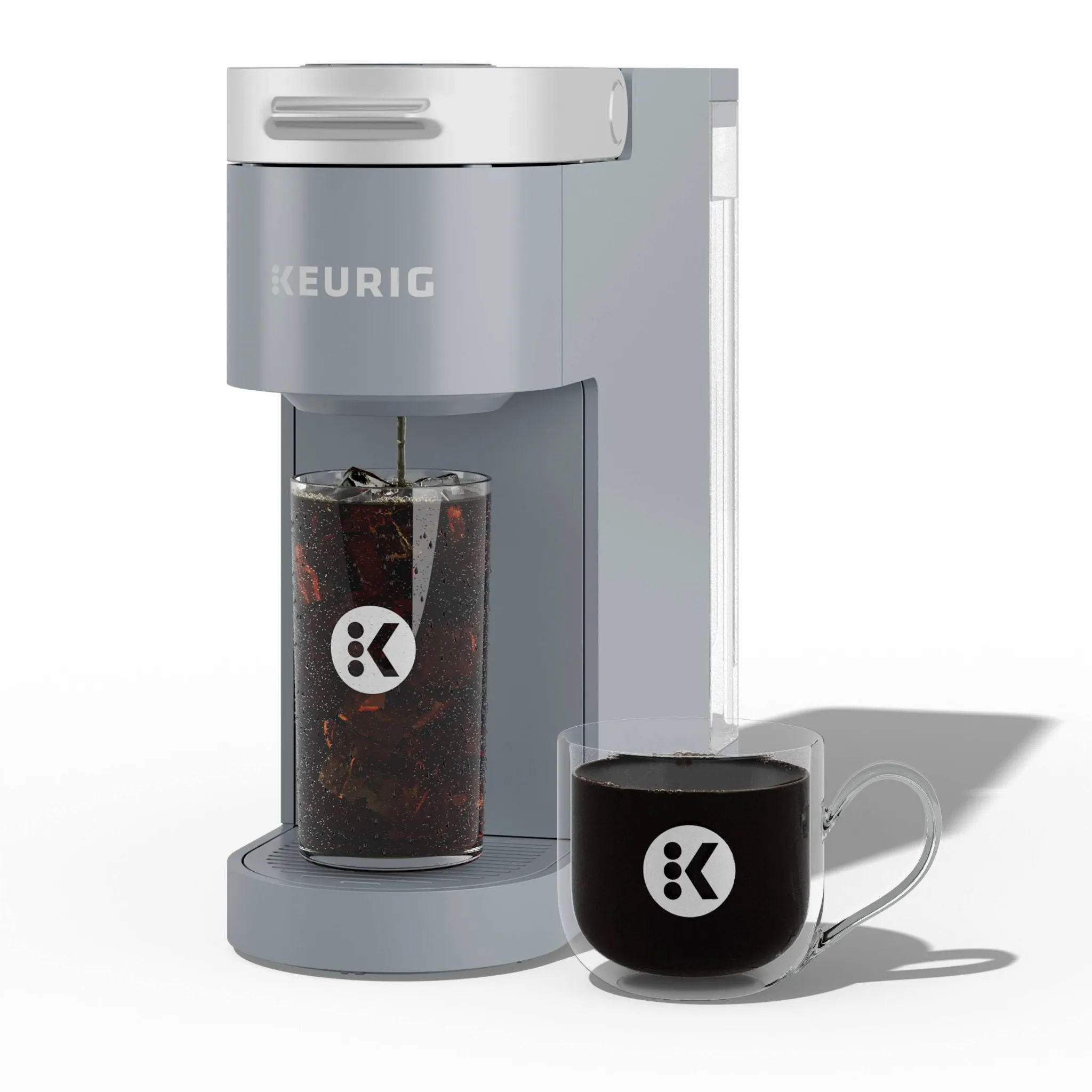 K-Iced Plus - Moonlight Gray: Single-Serve Coffee Maker - Kaedas