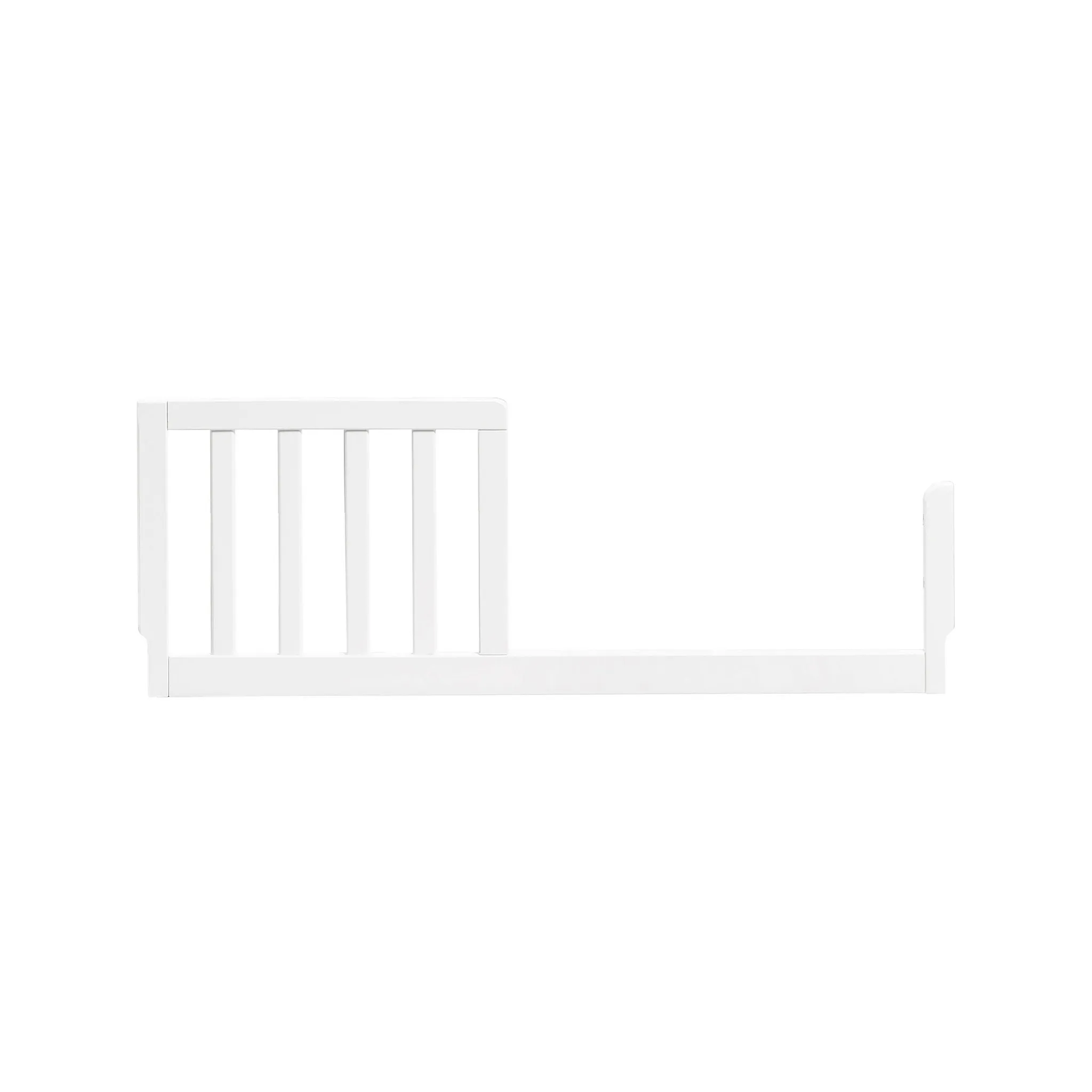 Mini Toddler Bed Conversion Kit for Kalani and Autumn Mini Crib - White - Kaedas